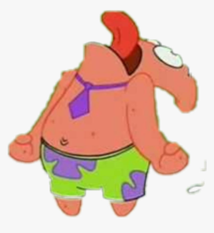 Humorous Patrick Star Meme Profile Picture