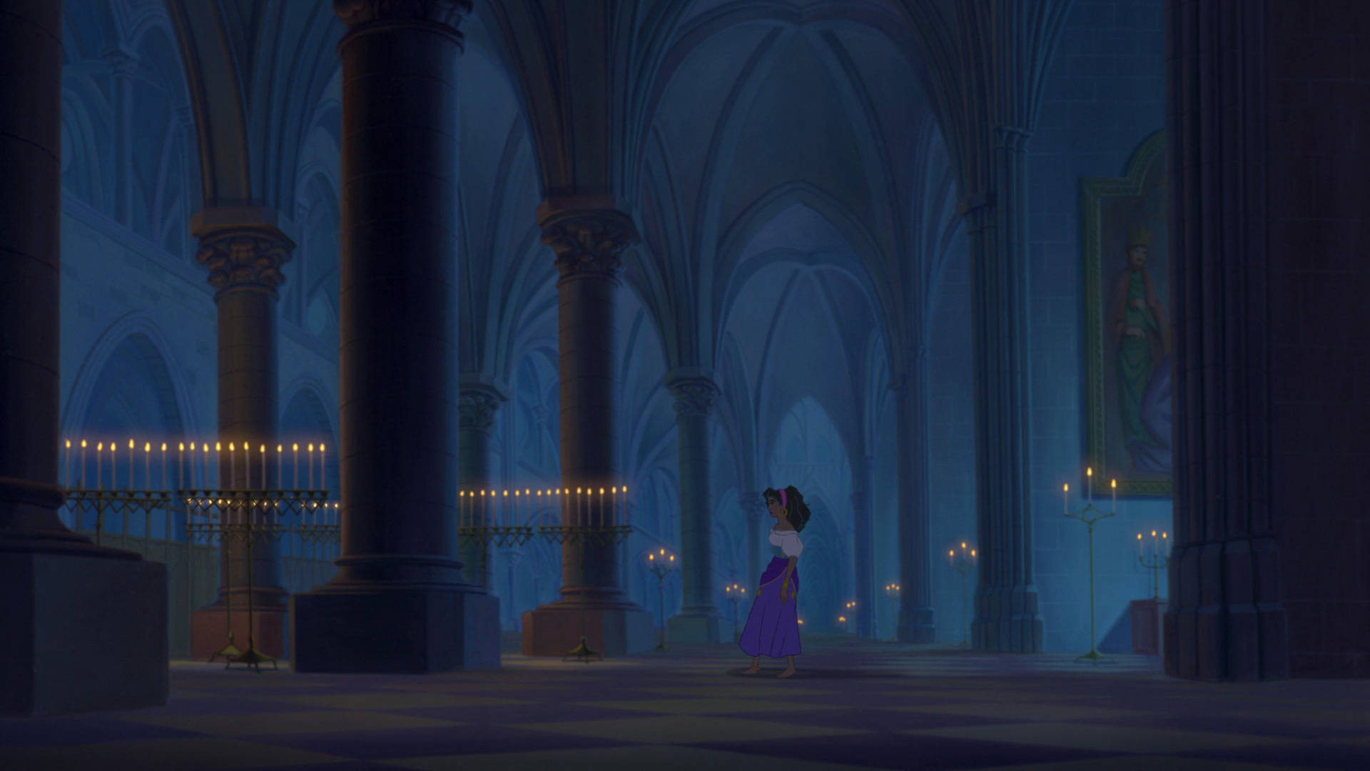 Hunchback Of Notre Dame Dark Church Background