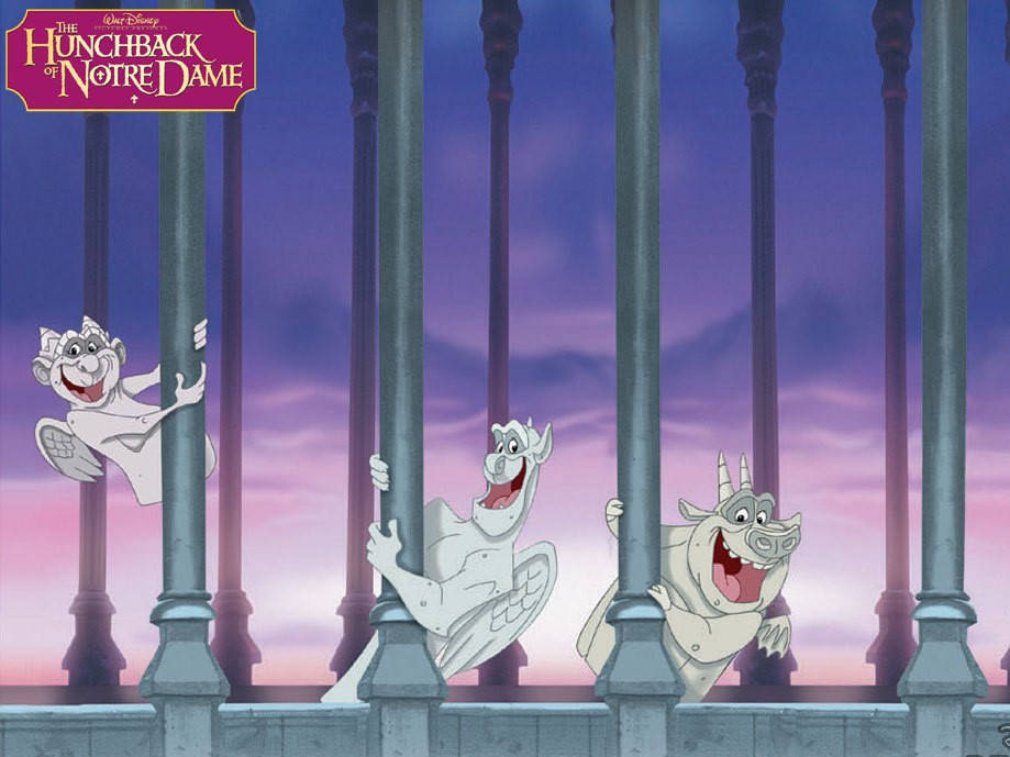 Hunchback Of Notre Dame Gargoyles Background