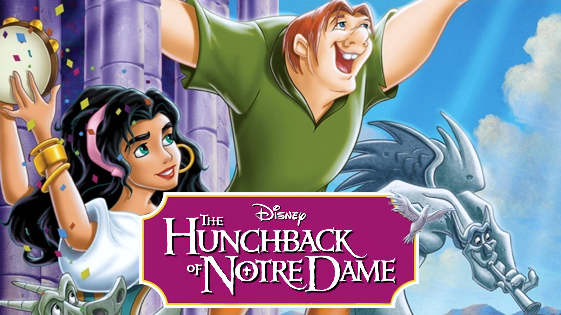 Hunchback Of Notre Dame Promotional Art Background