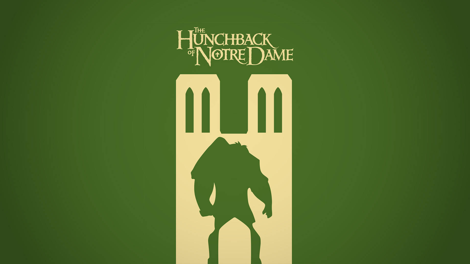 Hunchback Of Notre Dame Silhouettes Background