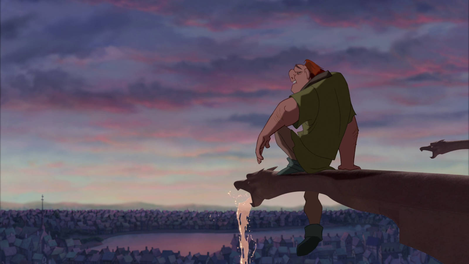 Hunchback Of Notre Dame Sitting Dangerously