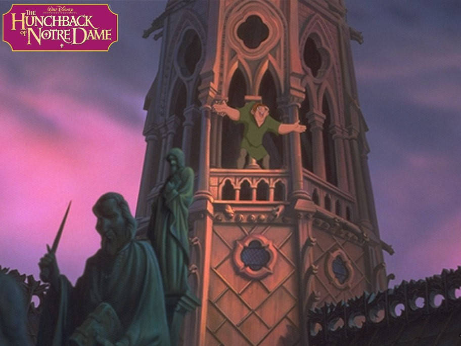 Hunchback Of Notre Dame Tower Window Background