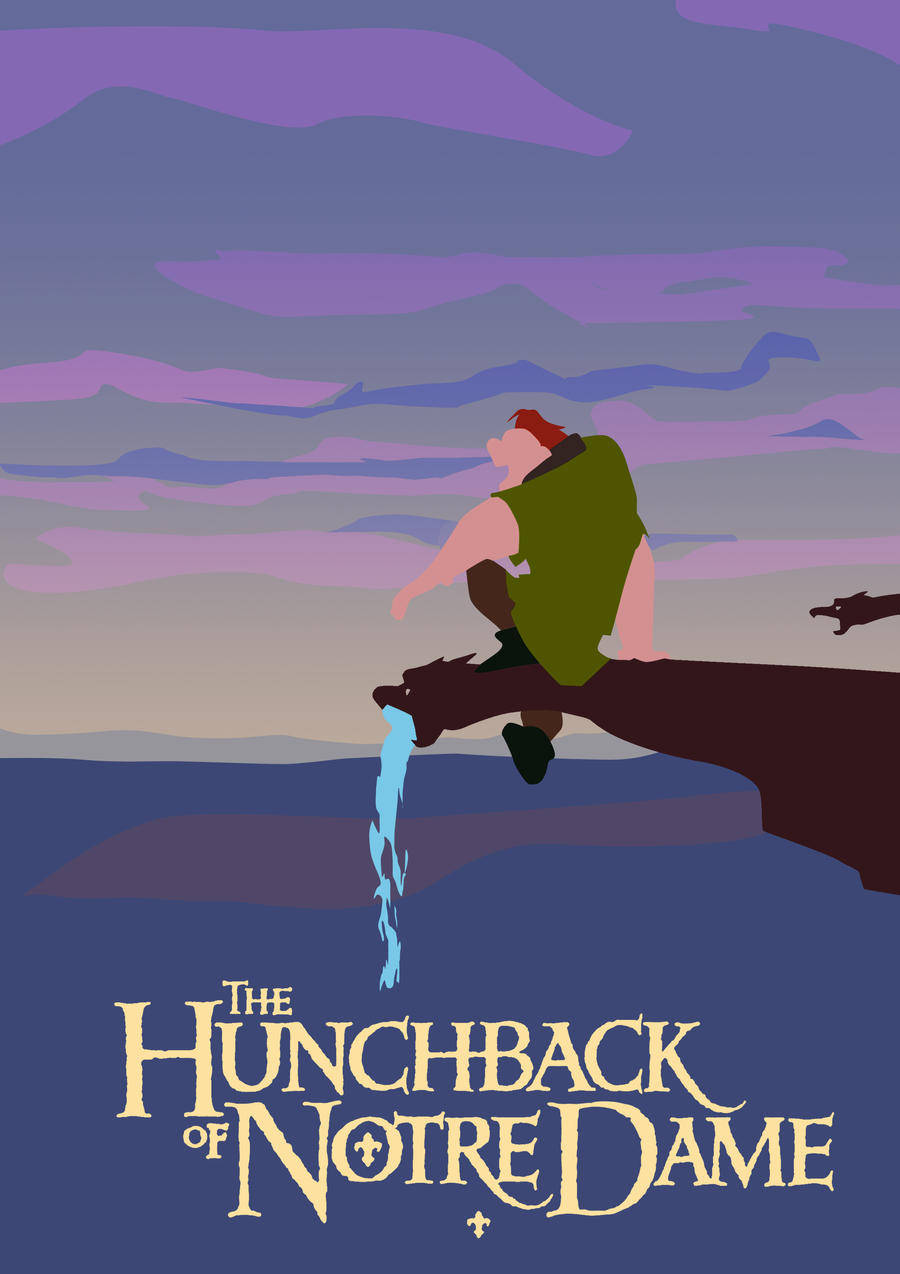 Hunchback Of Notre Dame Vector Art Background