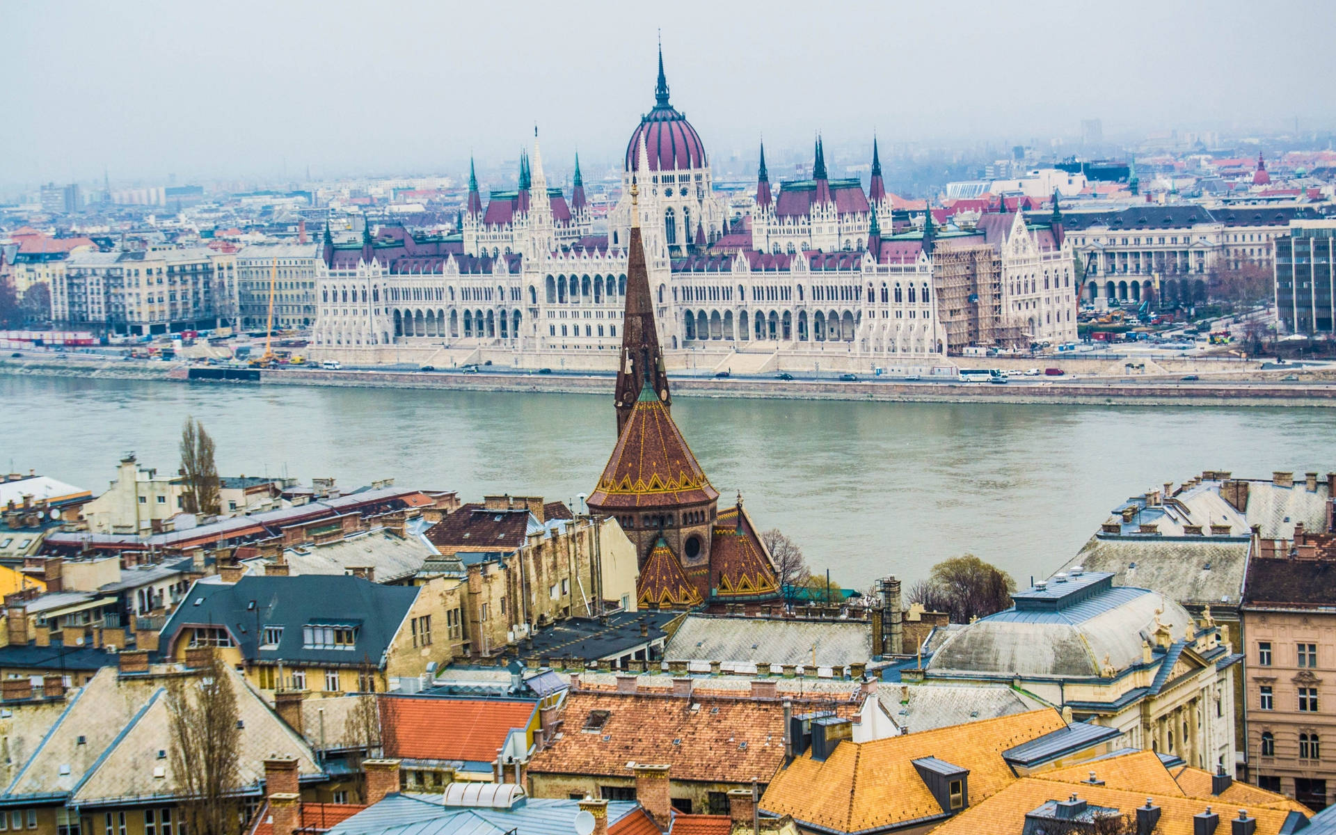 Hungarian Parliament Building Of Hungary Background