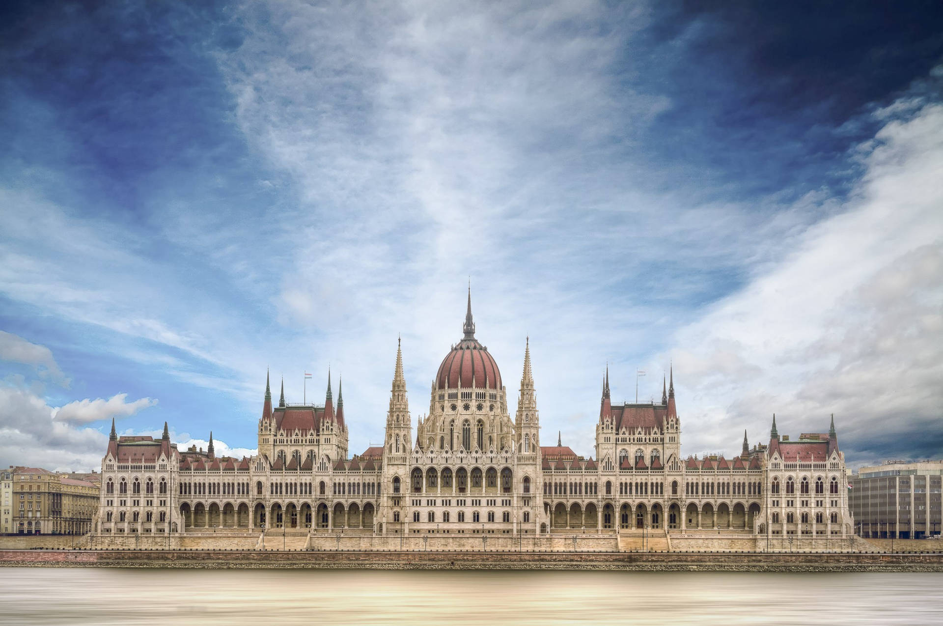 Hungary Government Building Background