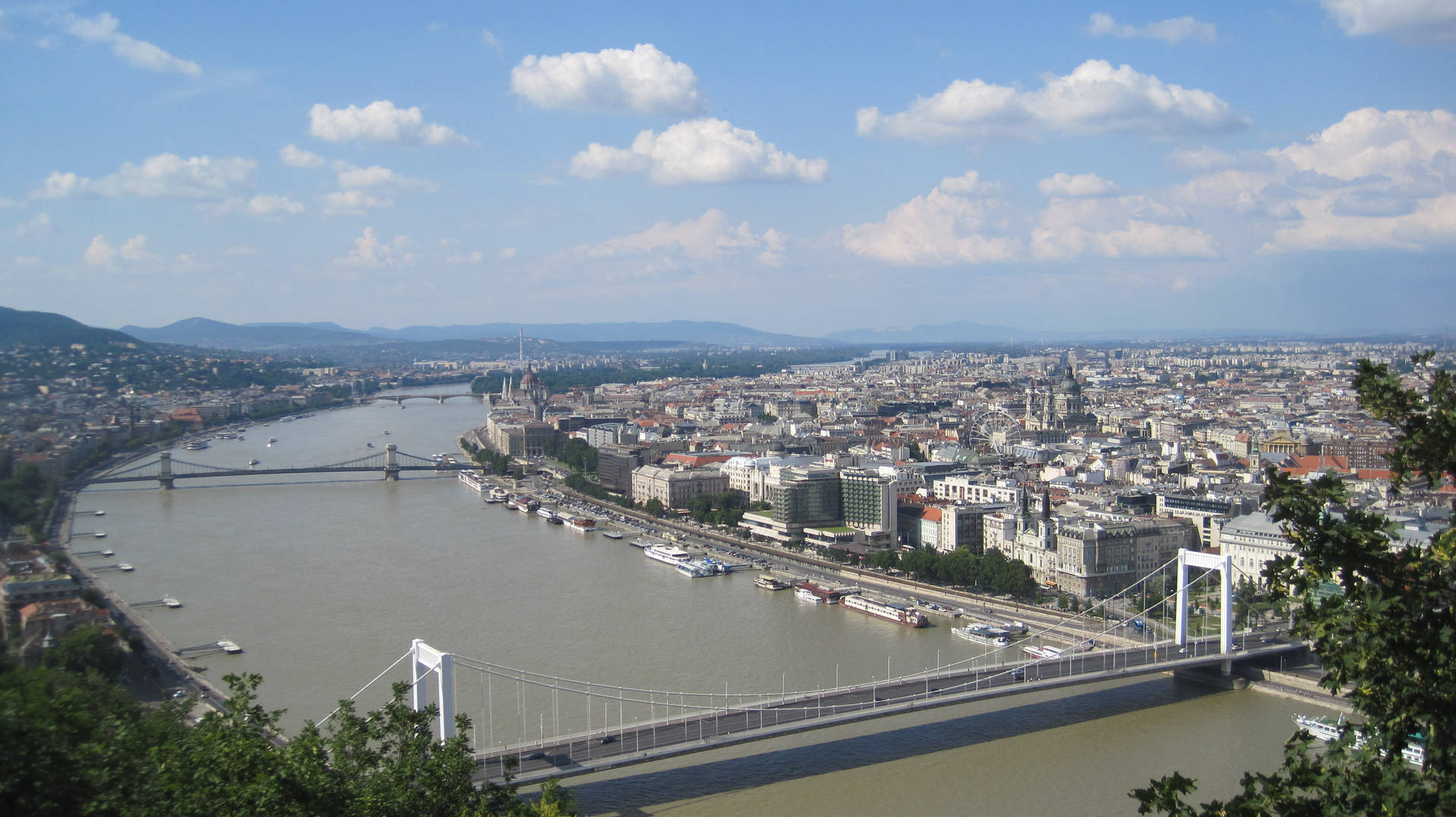 Hungary's Danube River Background