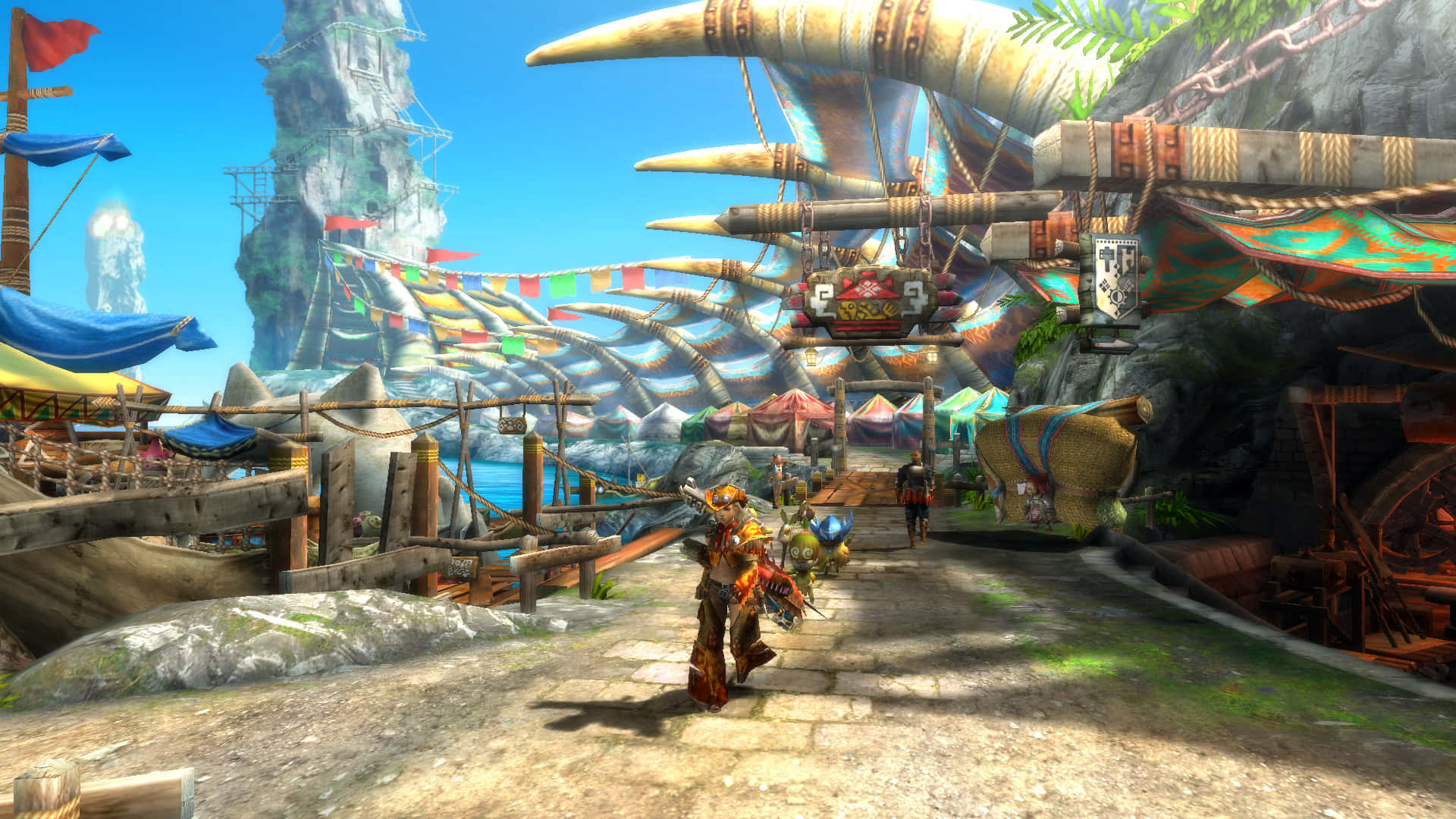 Hunt And Conquer With Monster Hunter 3 Background