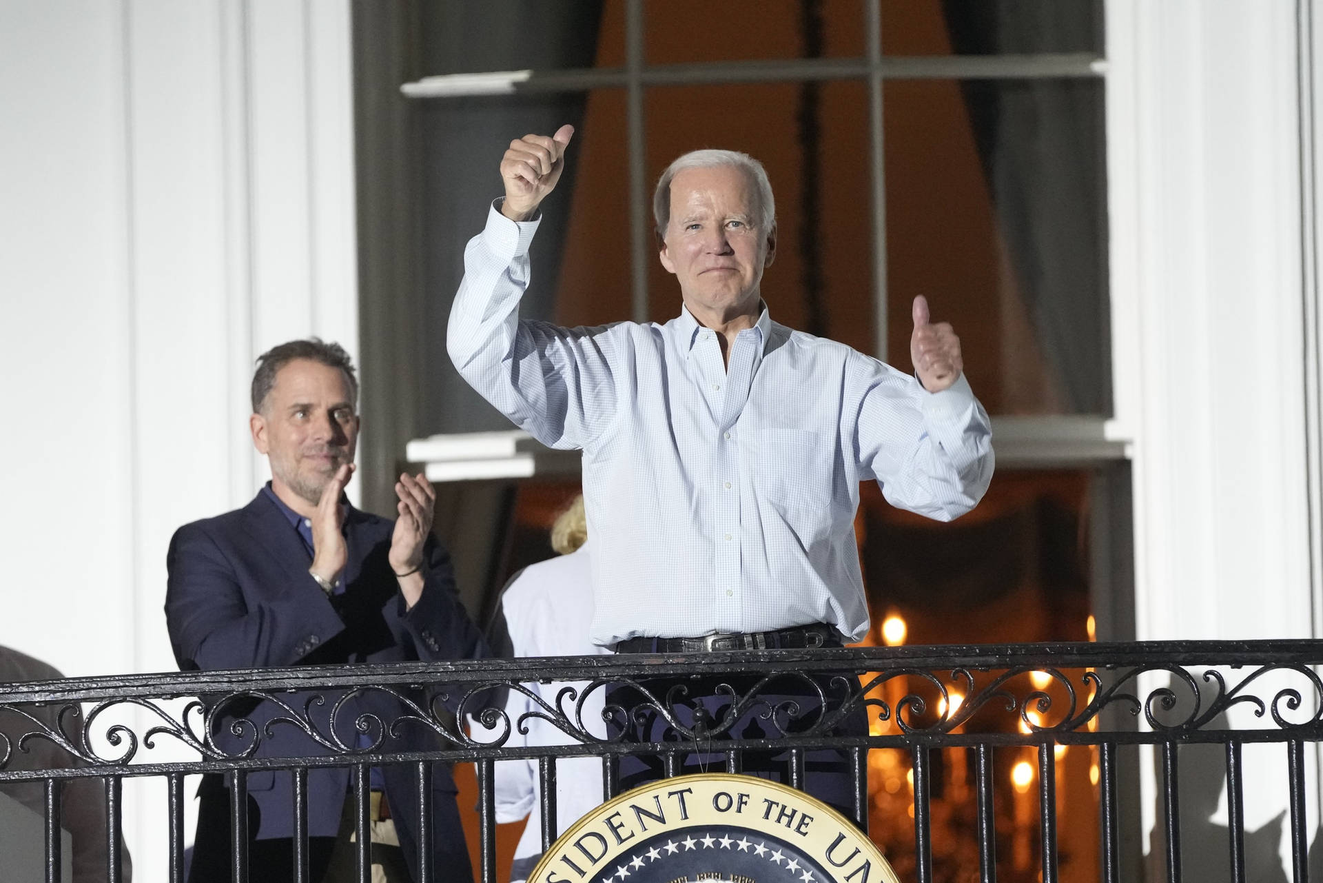 Hunter Biden Applauding