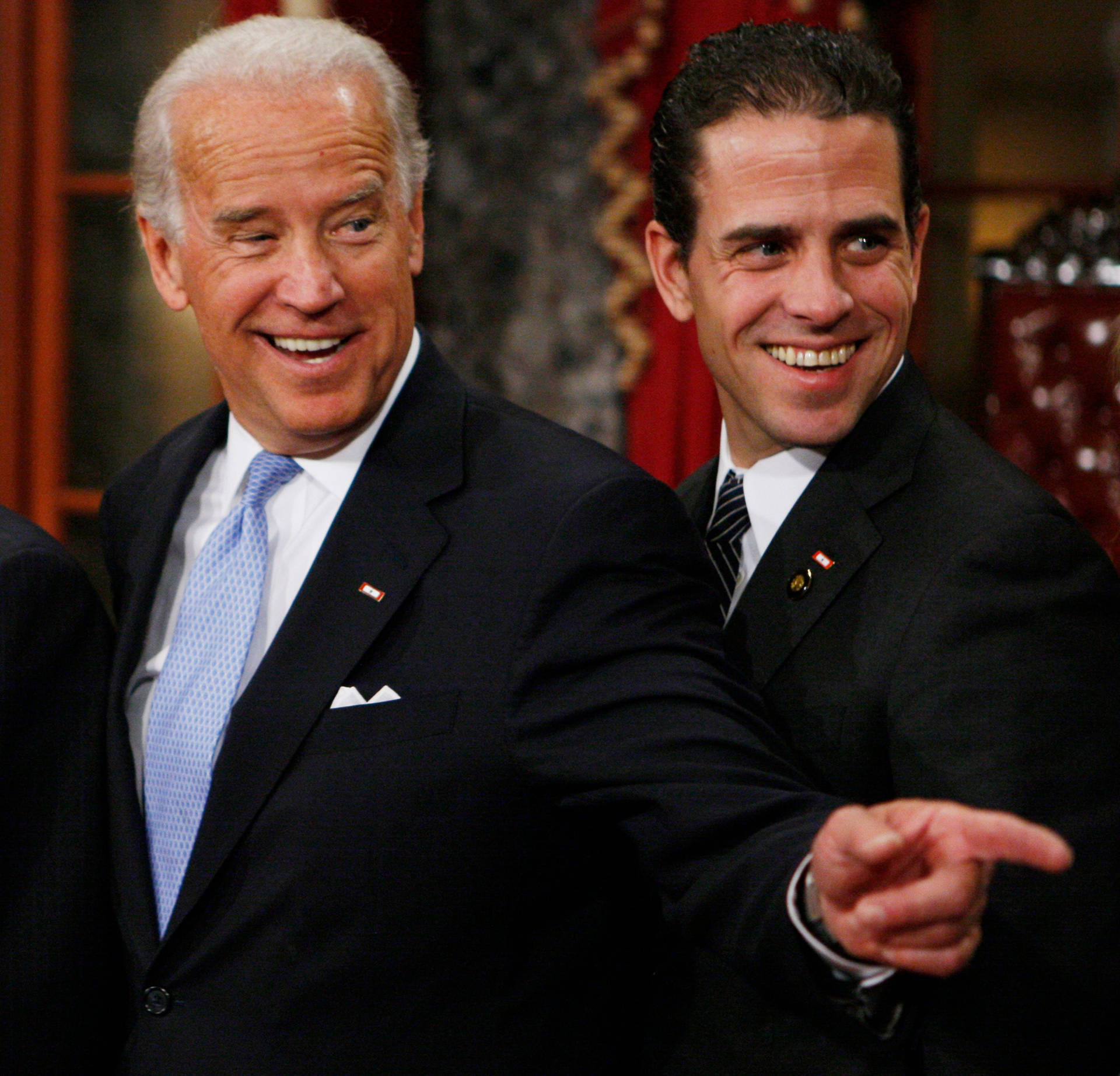 Hunter Biden Behind Father