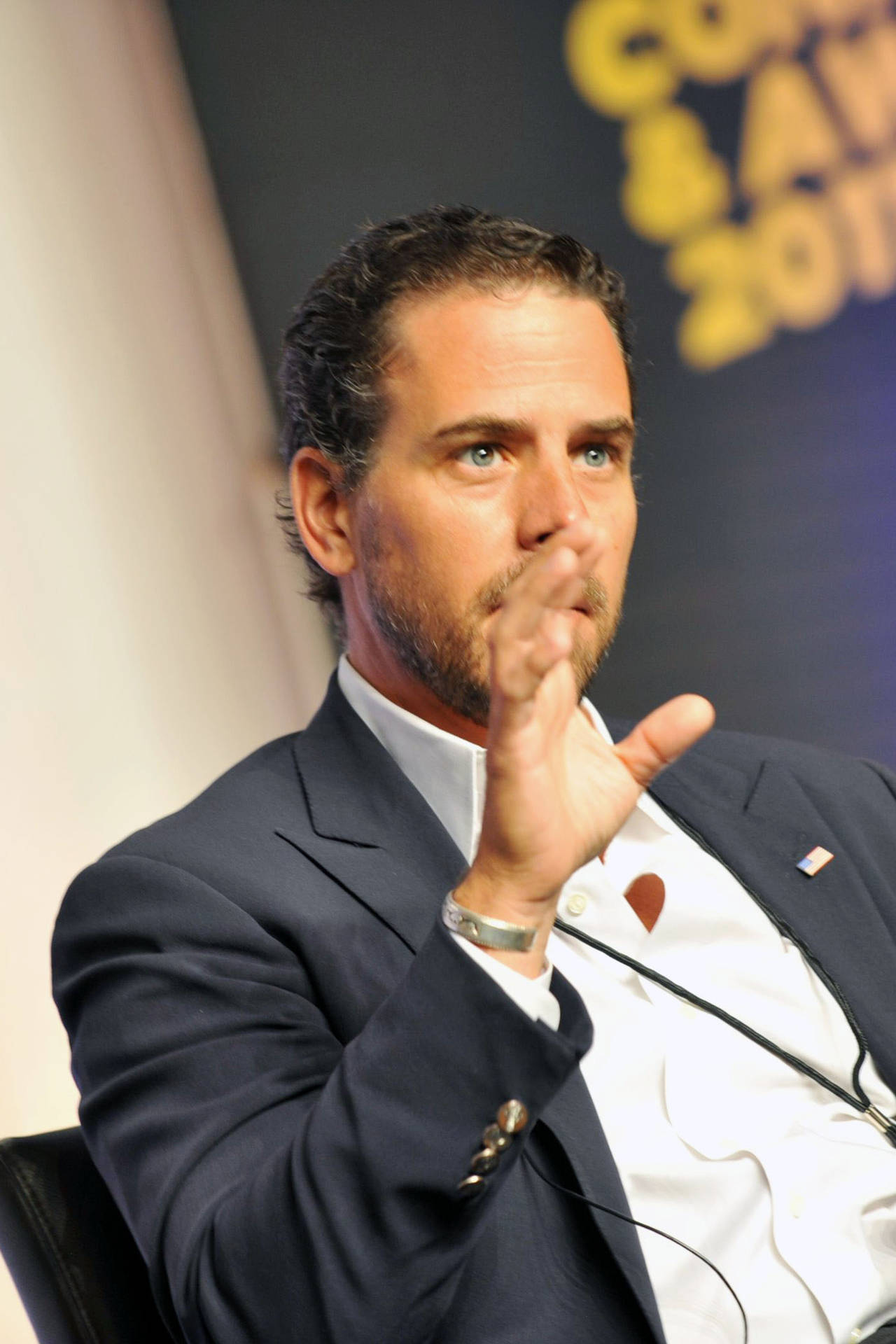 Hunter Biden Gesturing Background