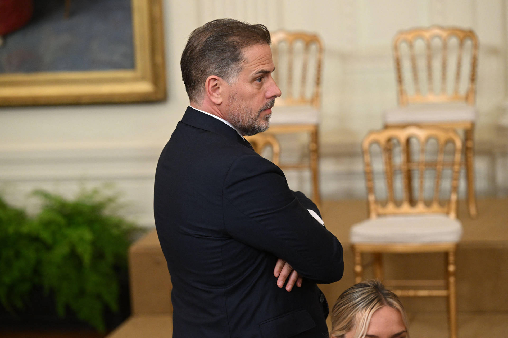 Hunter Biden In The White House Background