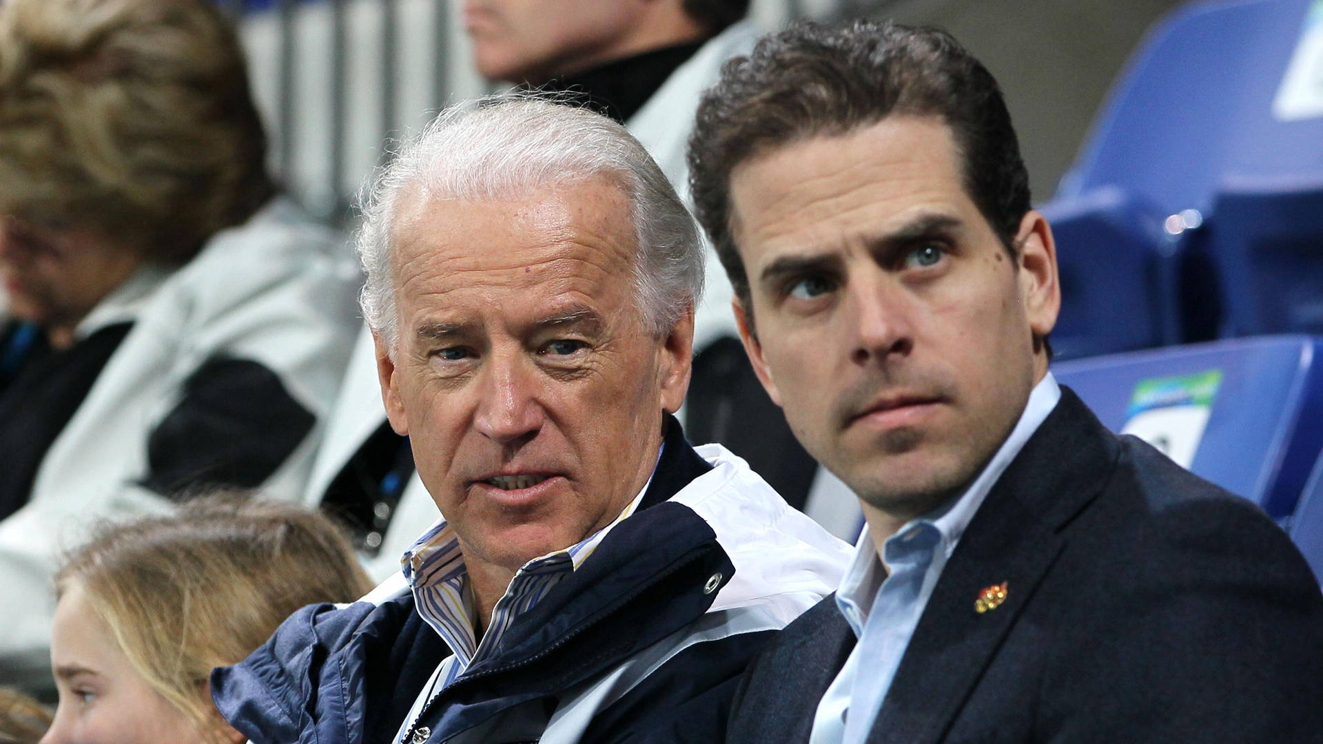 Hunter Biden Sitting With Father Background