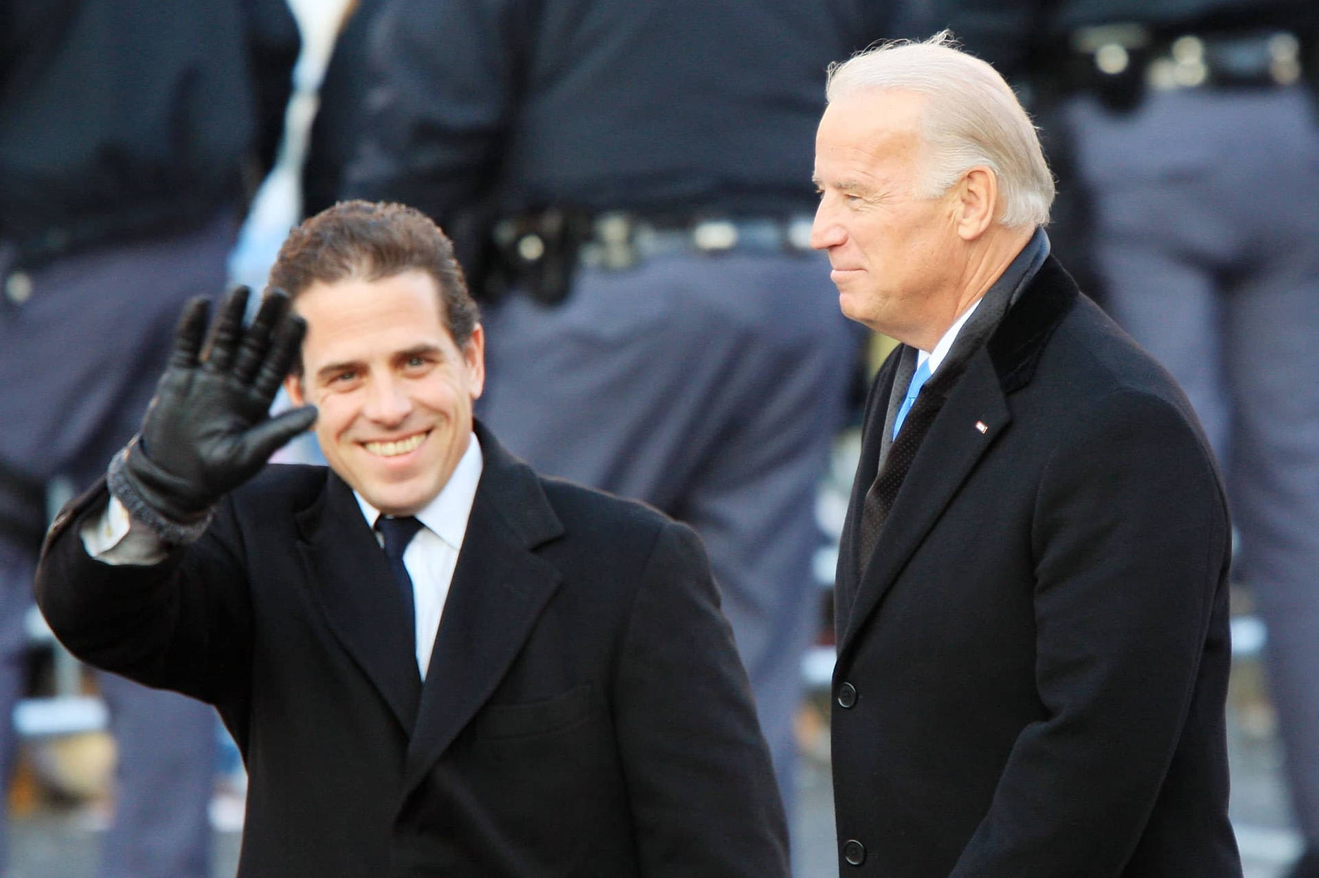 Hunter Biden Waving