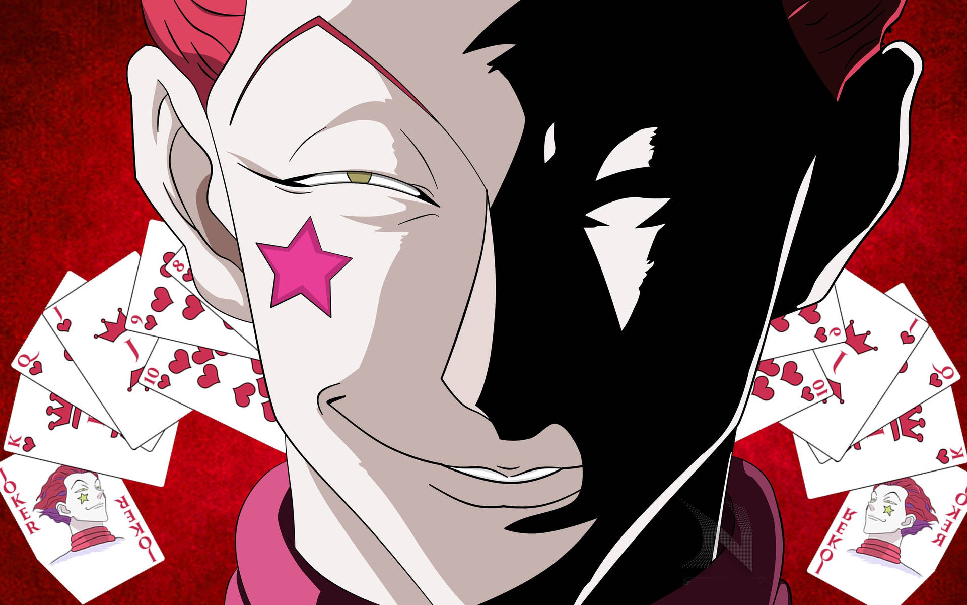 Hunter X Hunter 4k Evil Hisoka Smile Background