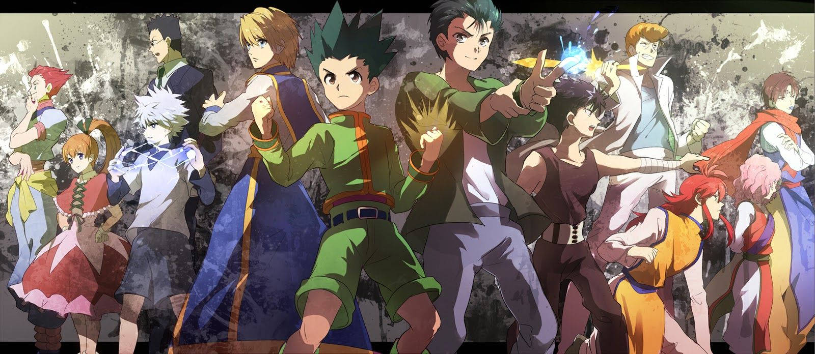 Hunter X Hunter And Ghost Fighter Background