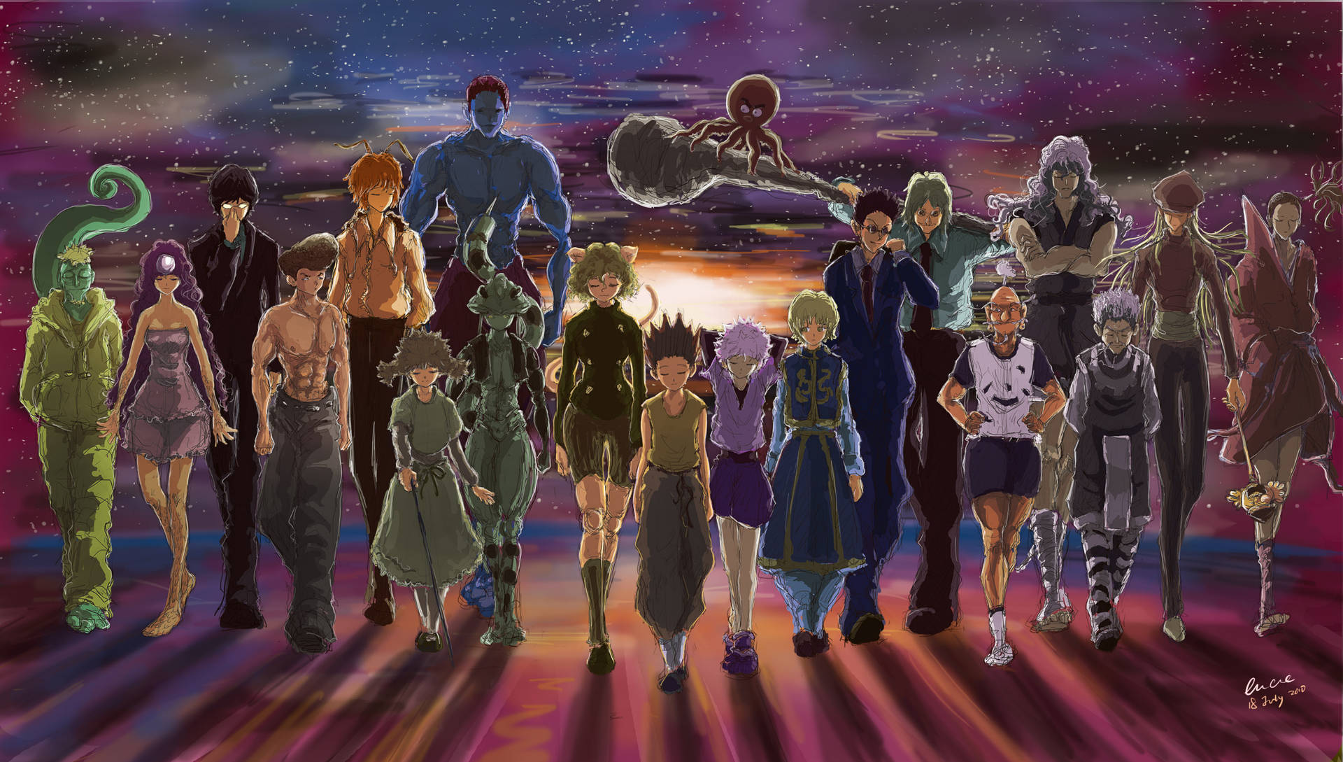 Hunter X Hunter Chimera Ant Characters Background