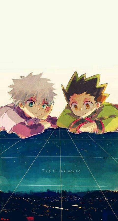 Hunter X Hunter Freecss & Killua Phone Background