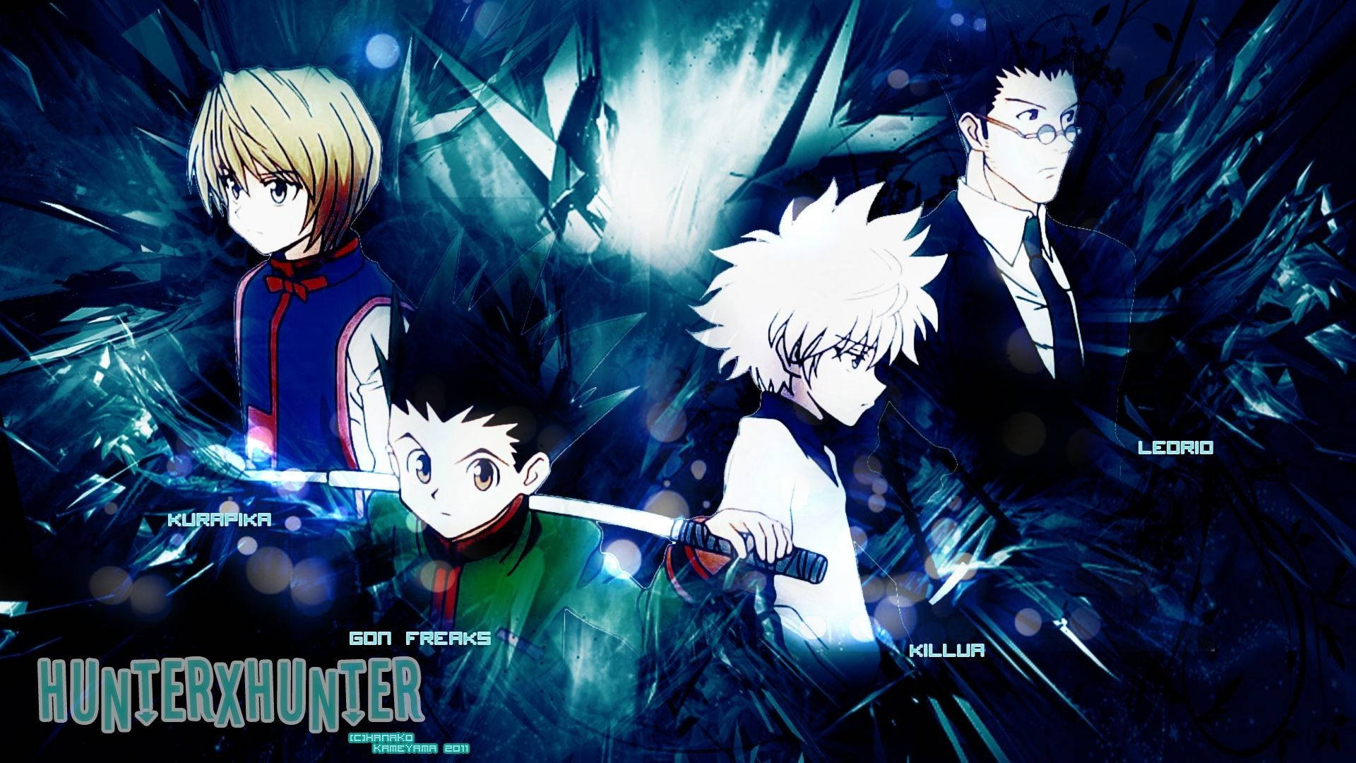 Hunter X Hunter Gon, Killua, Kurapika, And Leorio Background
