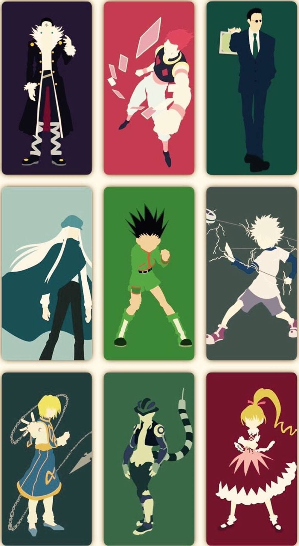 Hunter X Hunter In Vector Phone Background