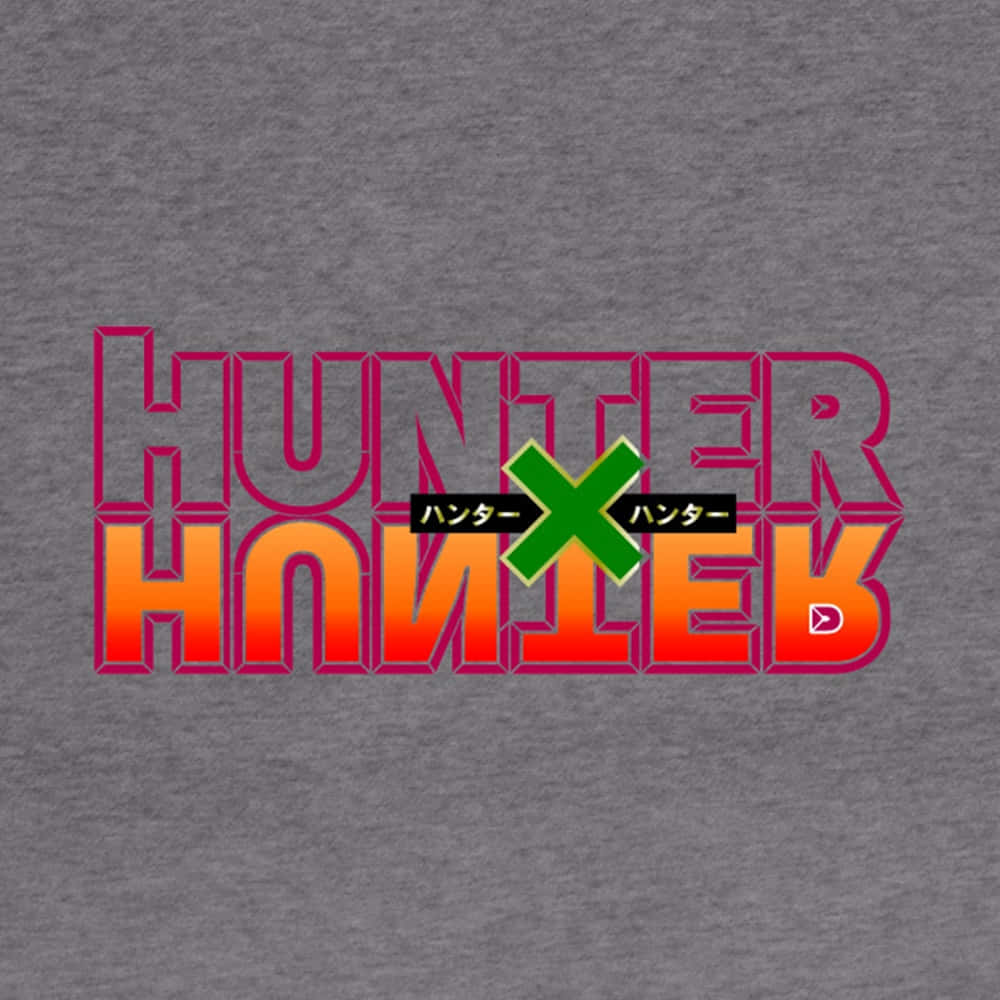 Hunter X Hunter Logo Grey Background Background