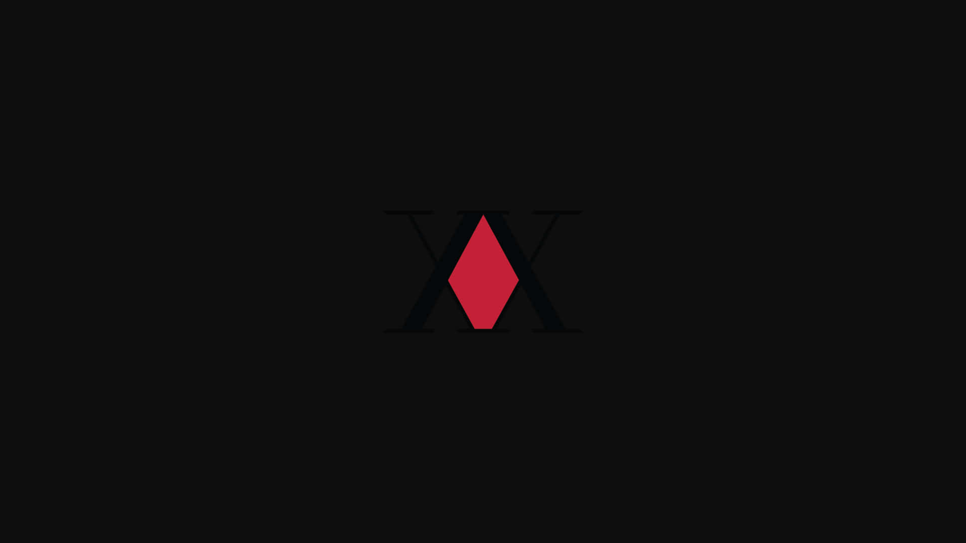 Hunter X Hunter Logo Red Pyramid Background