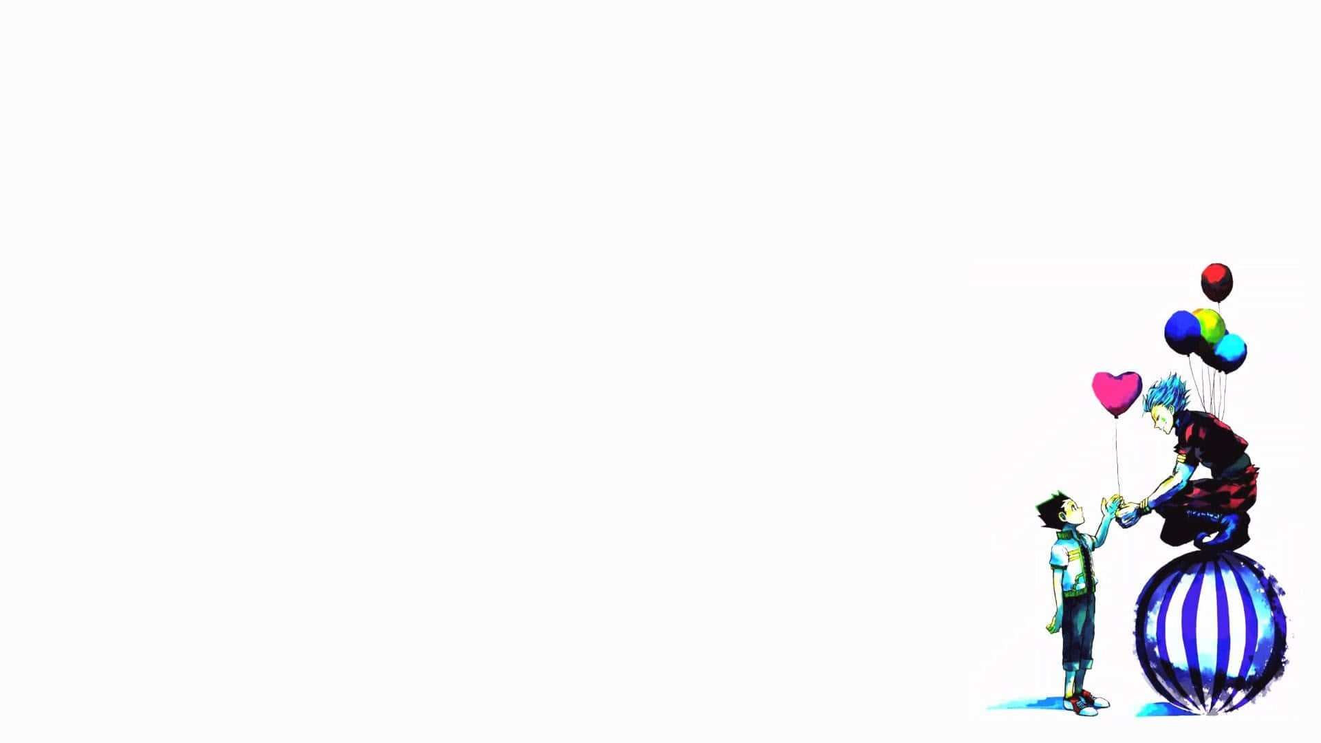 Hunter X Hunter Minimalist Gon And Hisoka Background