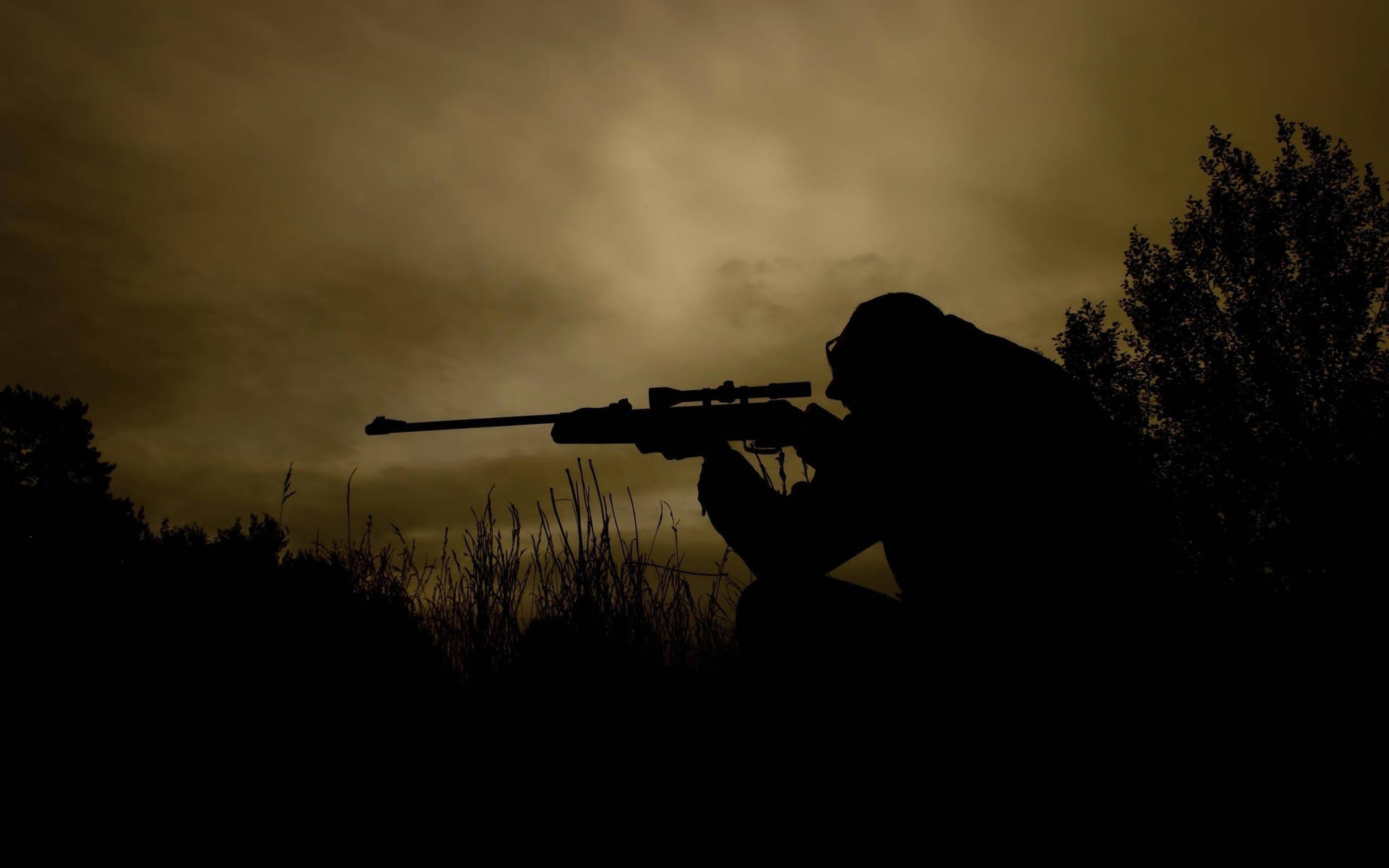 Hunting At Dawn Background