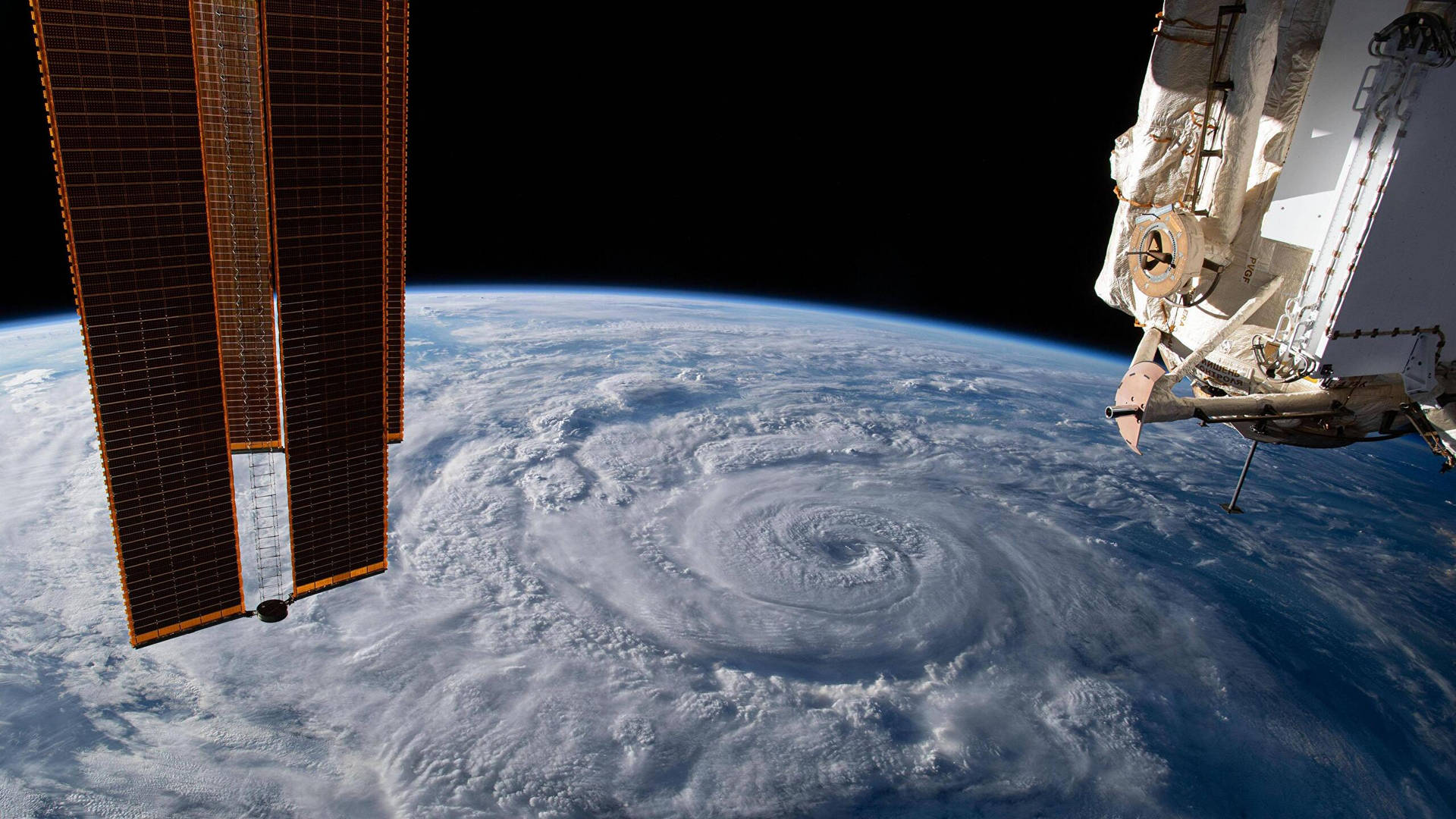 Hurricane Satellite Background