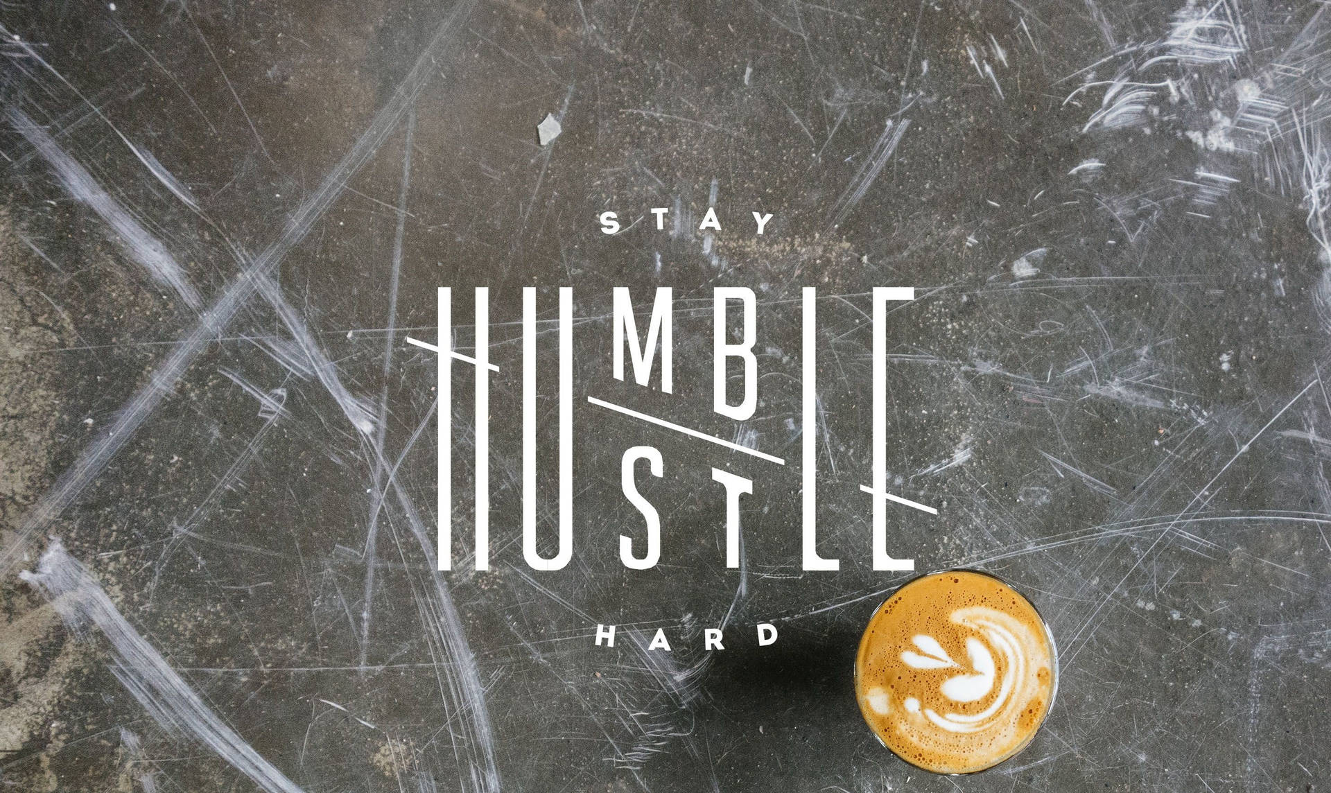 Hustle Hard Quote Background