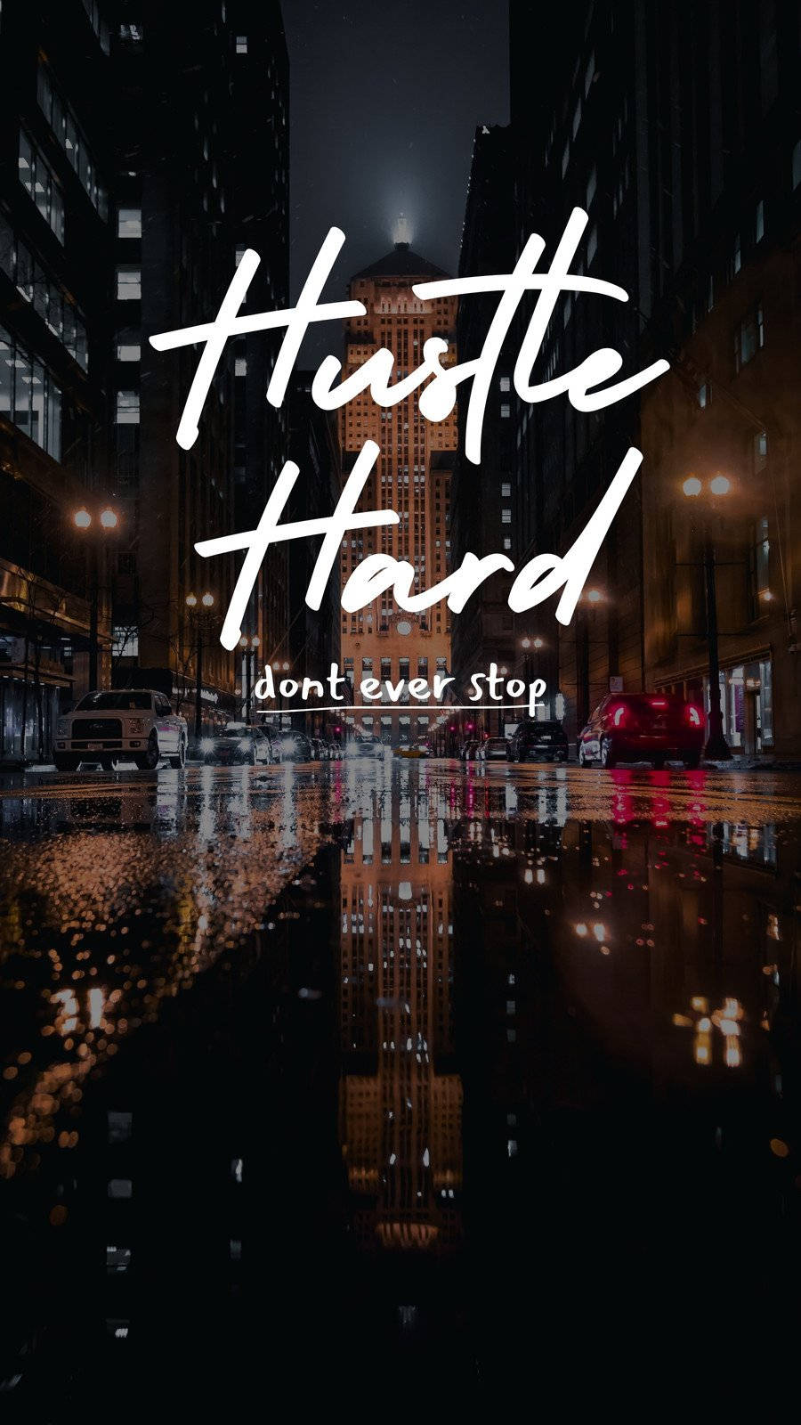 Hustle Hard Quotes Background