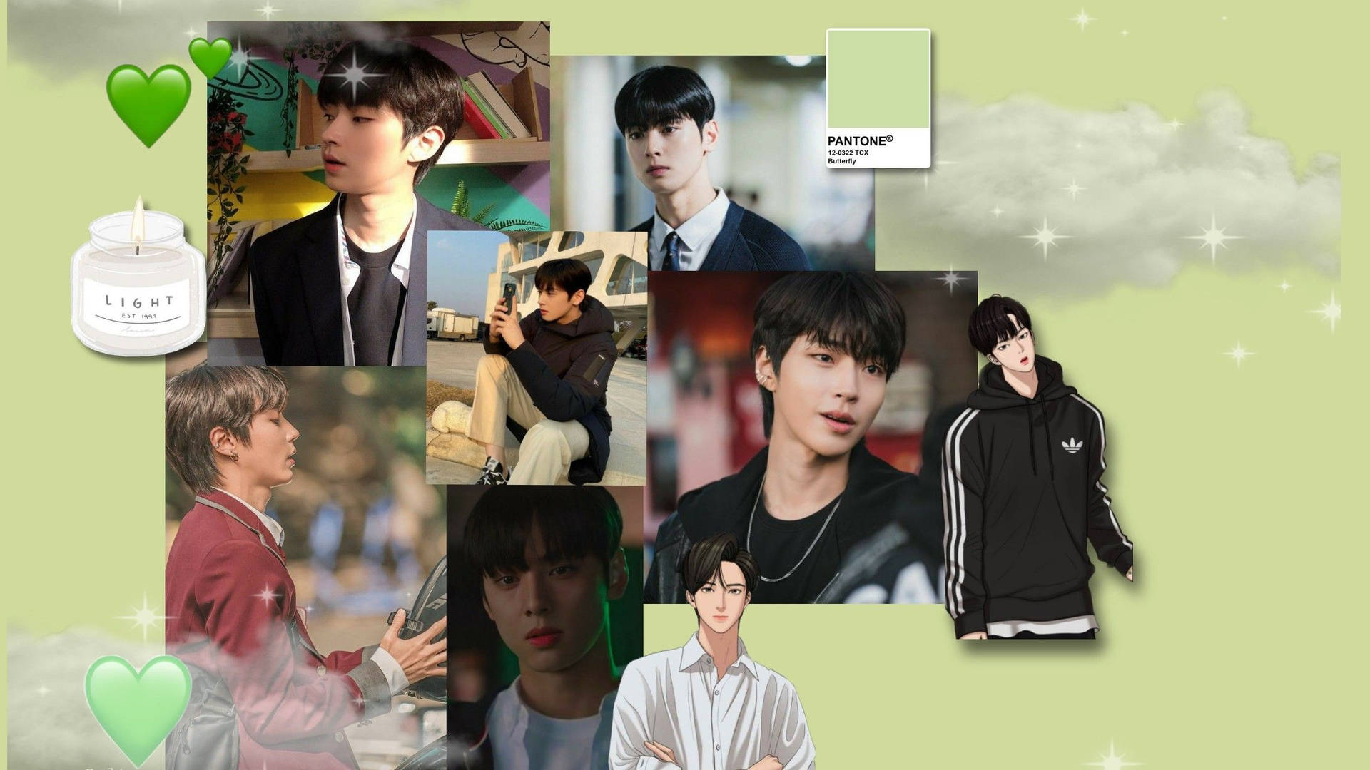 Hwang In Yeop And Cha Eun Woo Radiating Brilliance Background