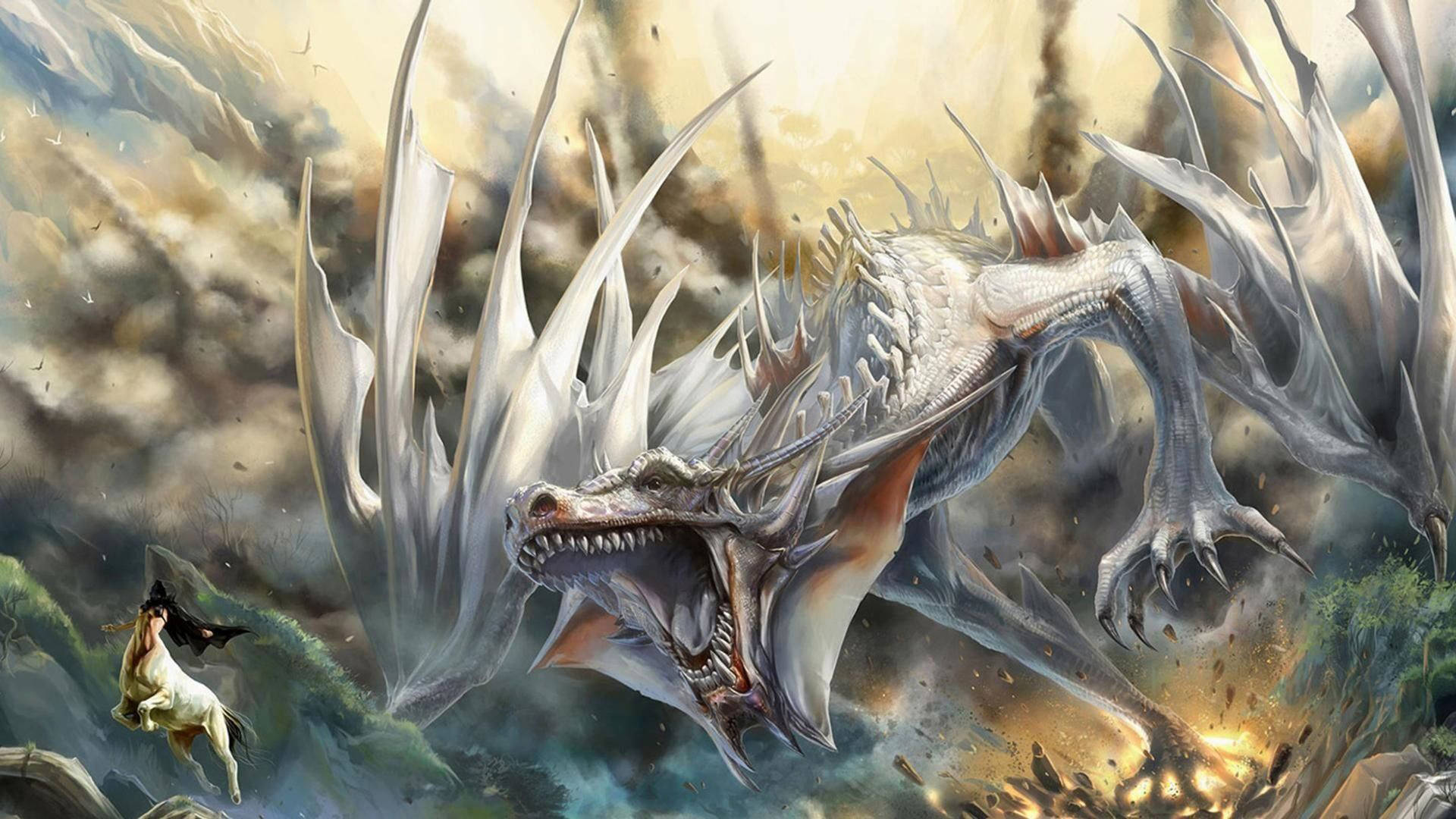 Hybrid Eastern Dragon Background