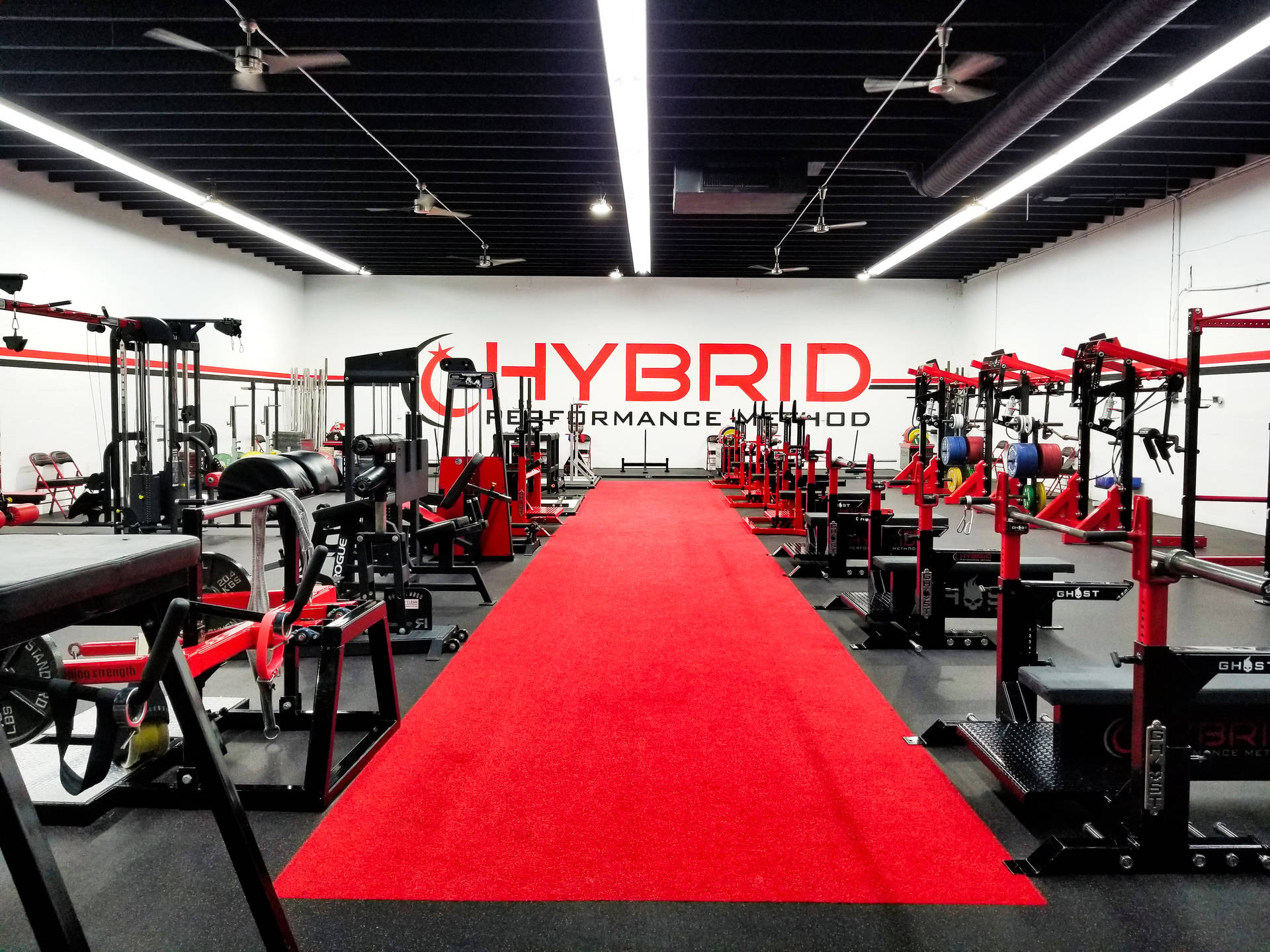 Hybrid Weightlifting Gym Background