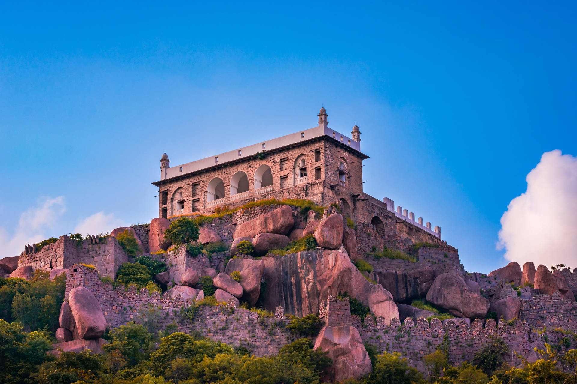 Hyderabad Golconda Fort Background