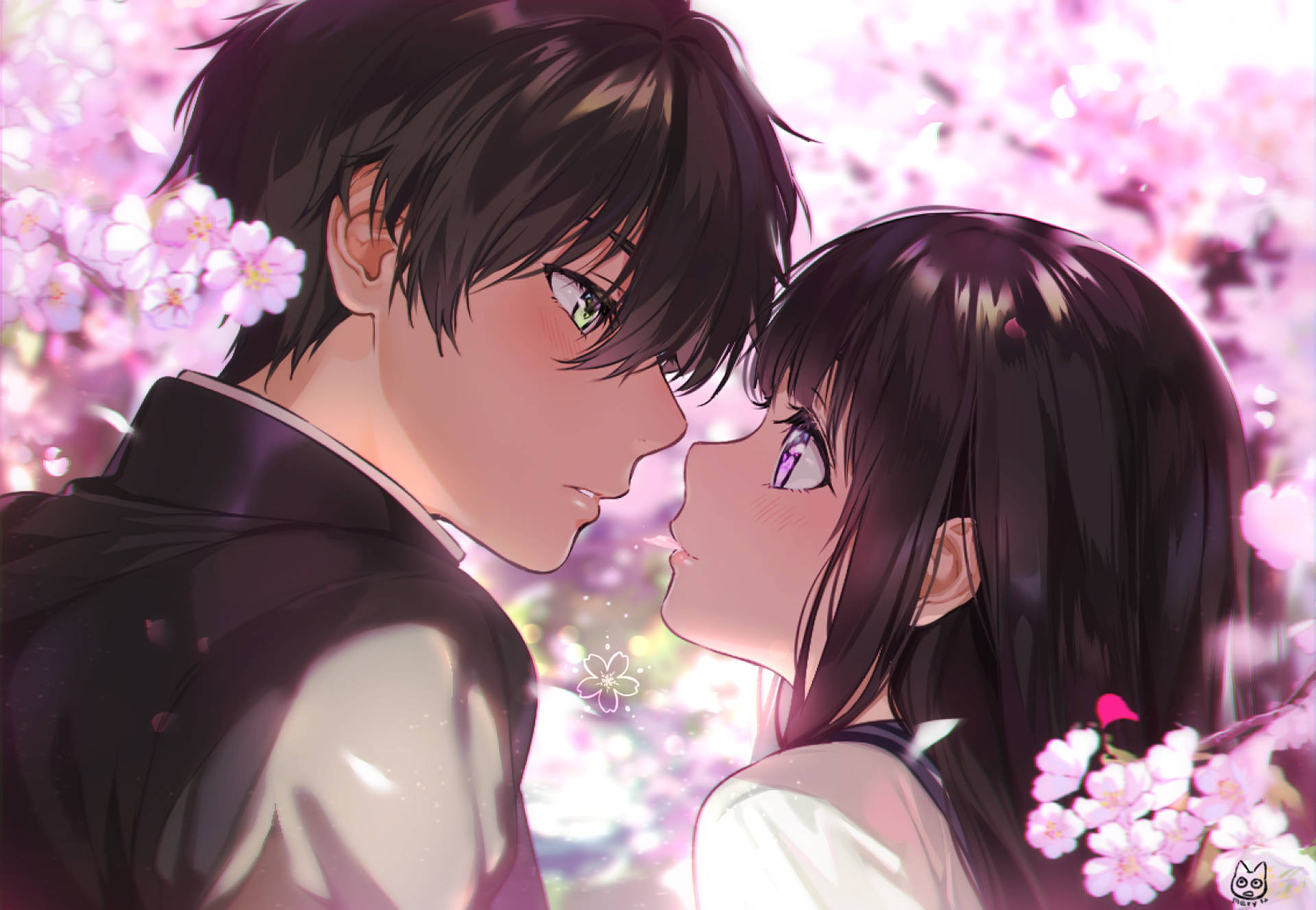 Hyouka Almost Kiss Background