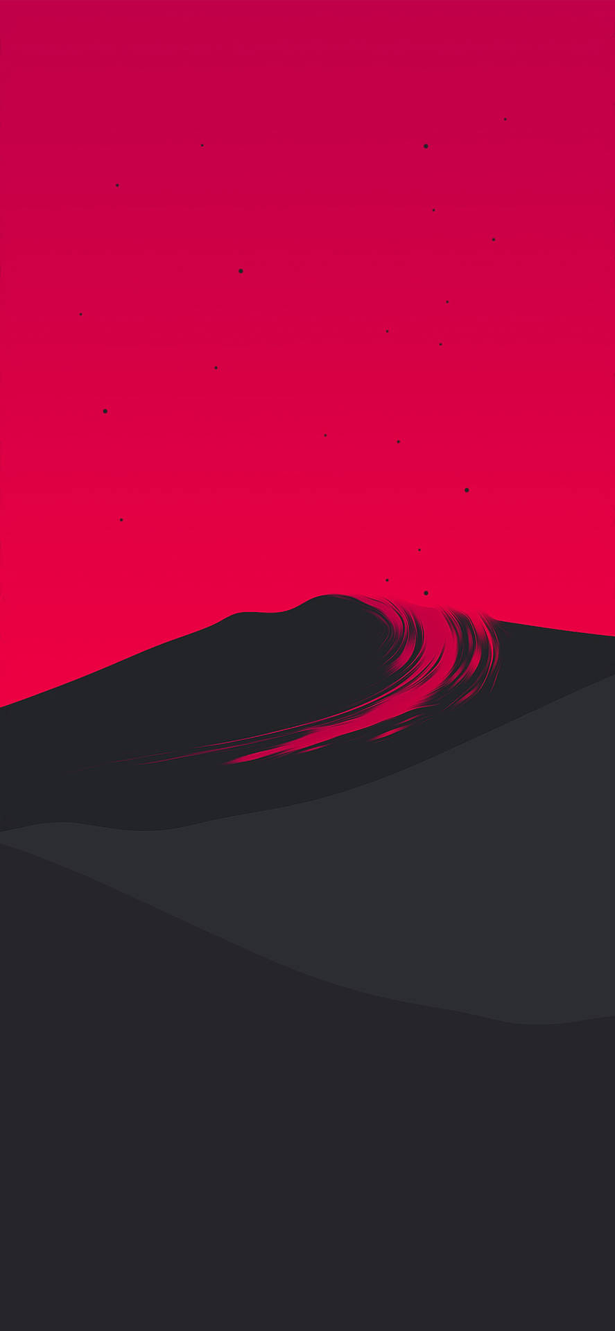 Hype Pink Dunes Background