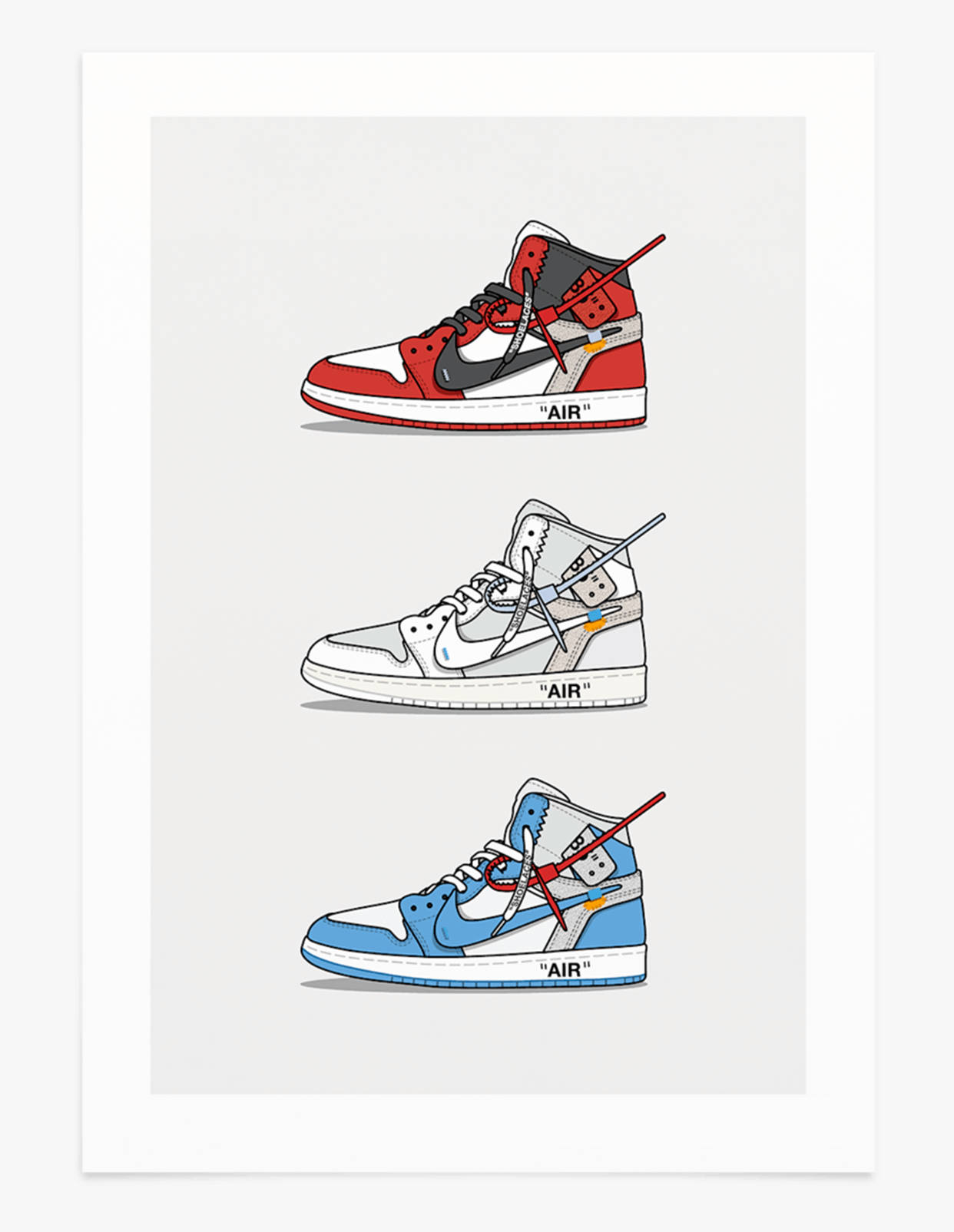 Hypebeast Cartoon Shoe Background