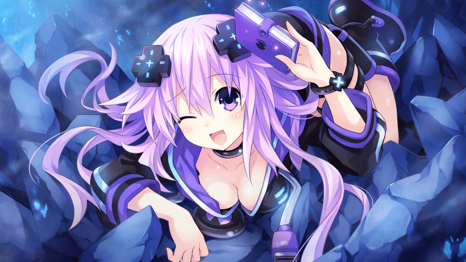 Hyper Dimension Neptunia - An Action Anime Background