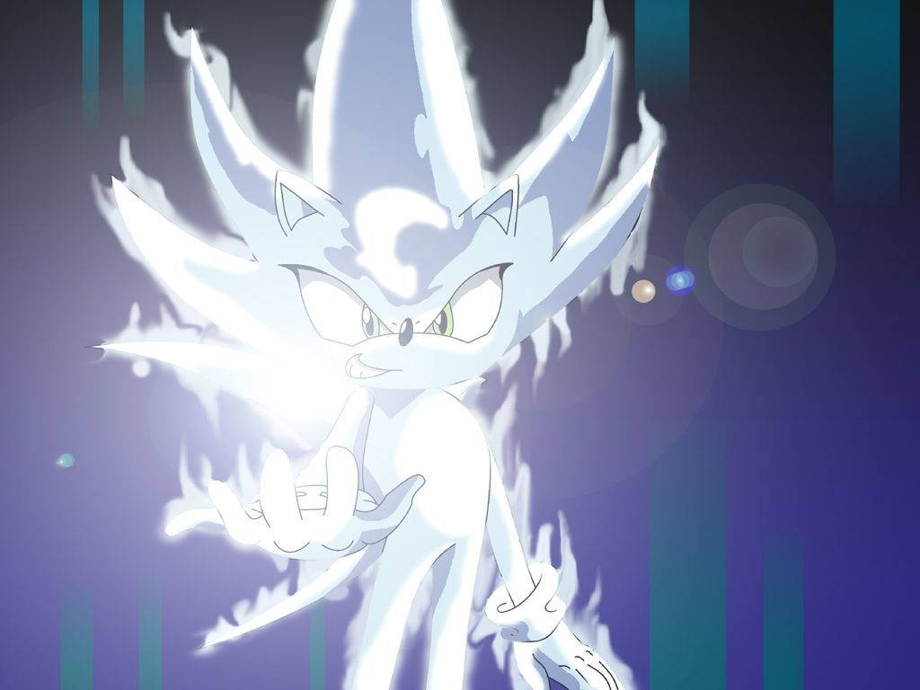 Hyper Sonic Glitched Art Background