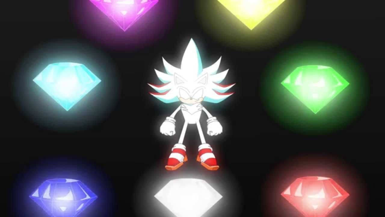 Hyper Sonic Seven Emeralds Background
