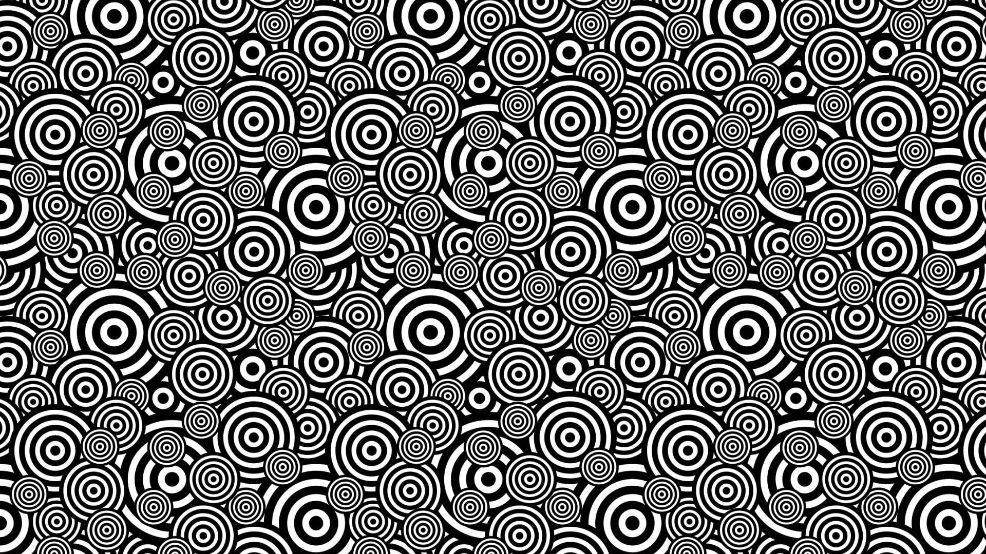 Hypnosis Concentric Circles Different Sizes Background