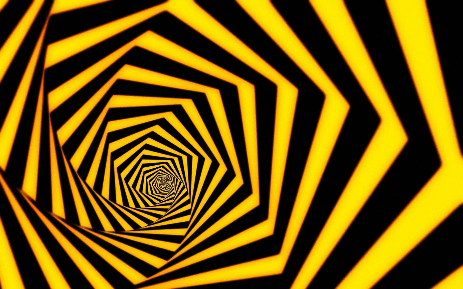 Hypnosis Hexagons To The Left Background