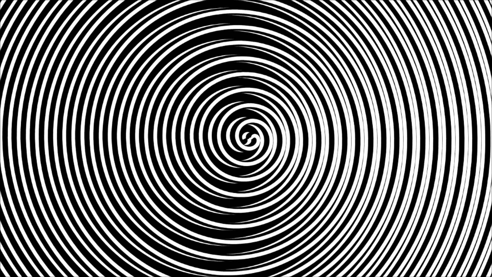 Hypnosis Spiral Metal-like Pattern Background