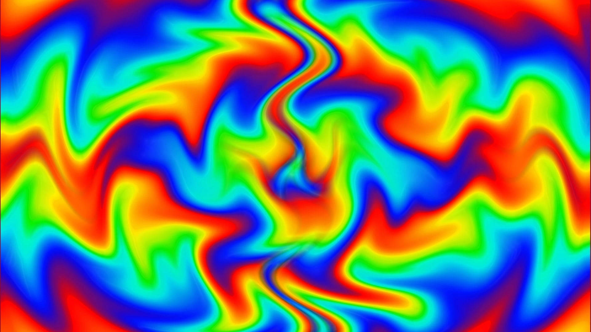 Hypnosis Trippy Colors Background