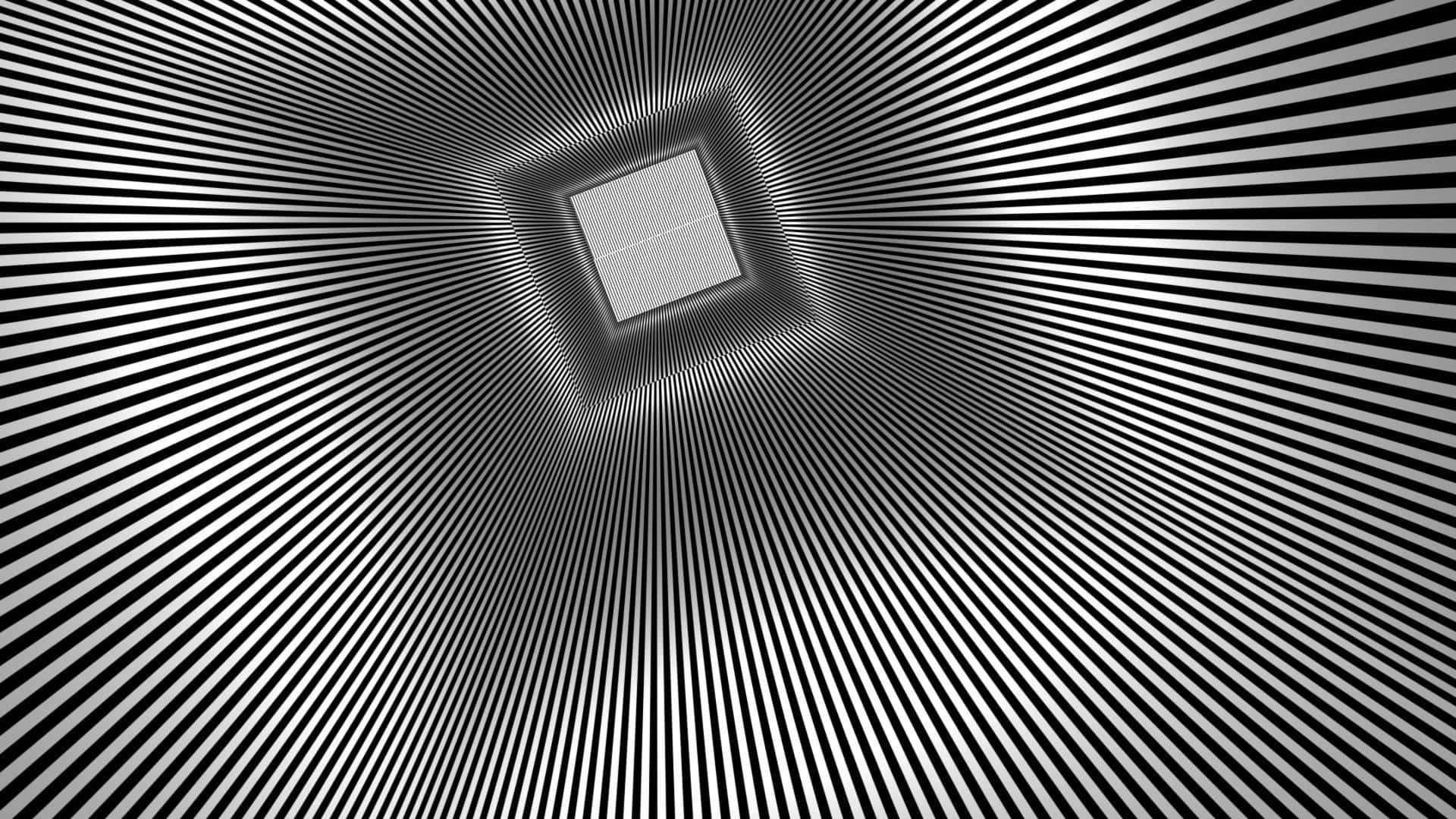 Hypnotic Black White Vortex Background