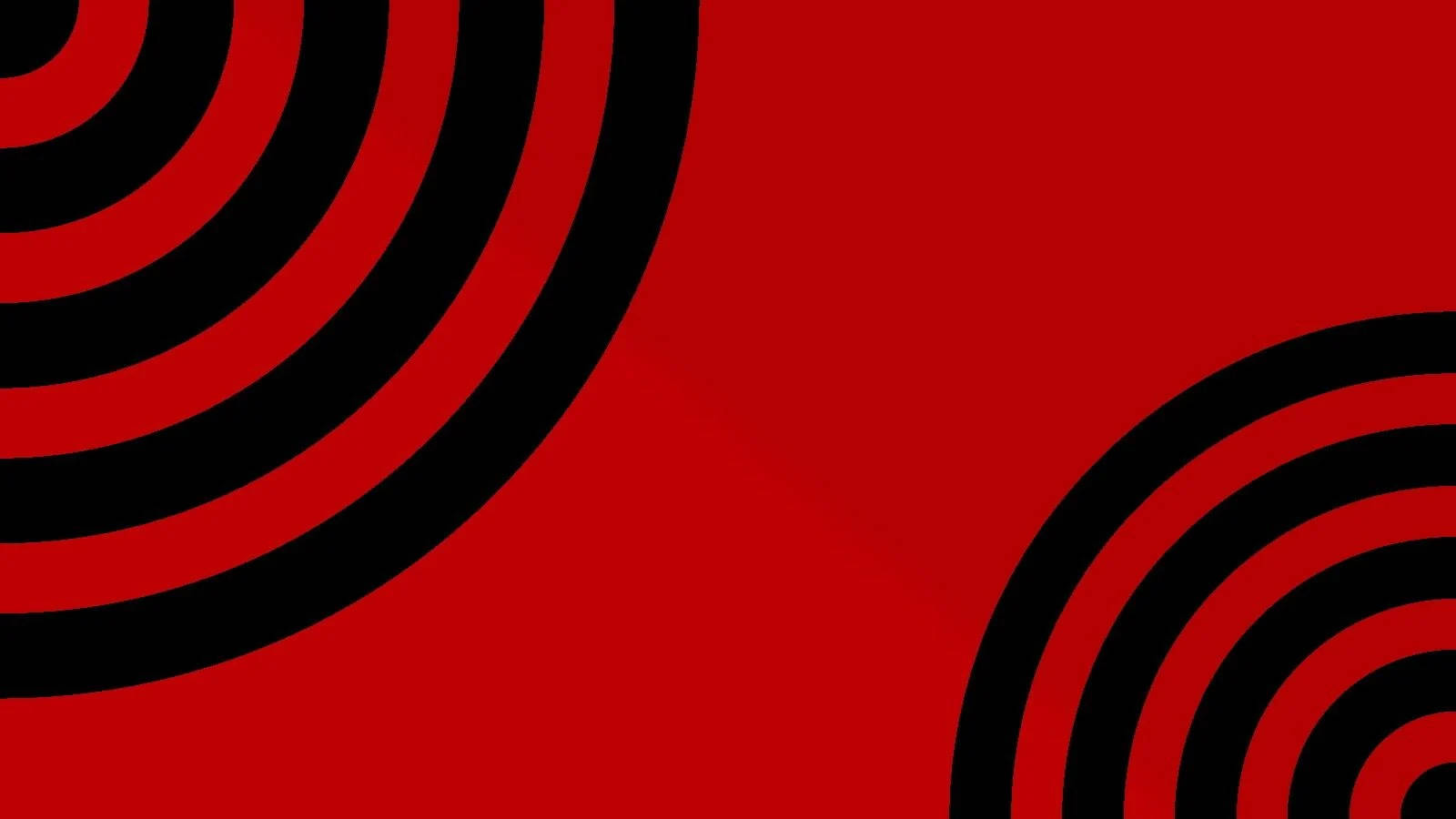Hypnotizing Red Circle Abstract Art