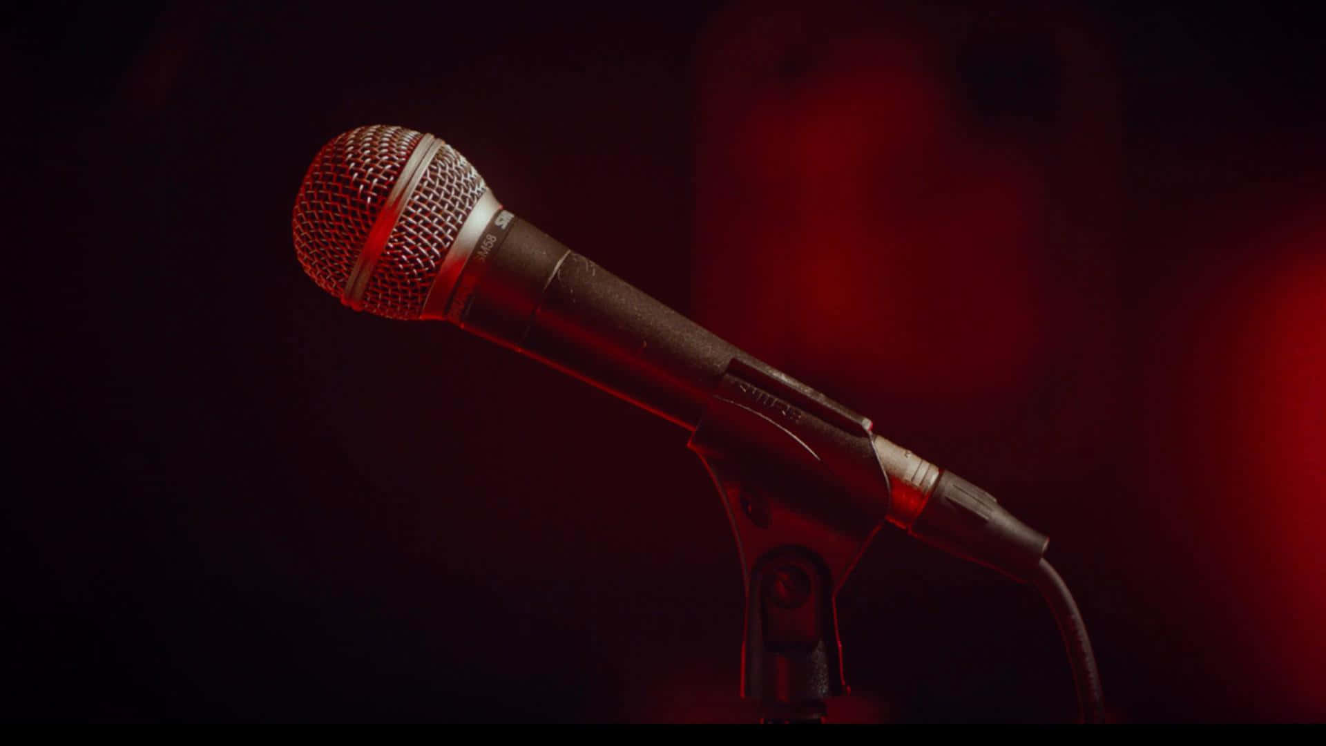 Hysterical Concert Microphone Background