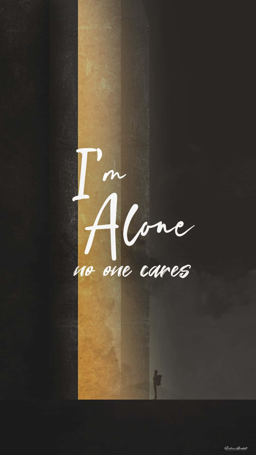 I Am Alone No One Cares - I Am Alone No One Cares Background