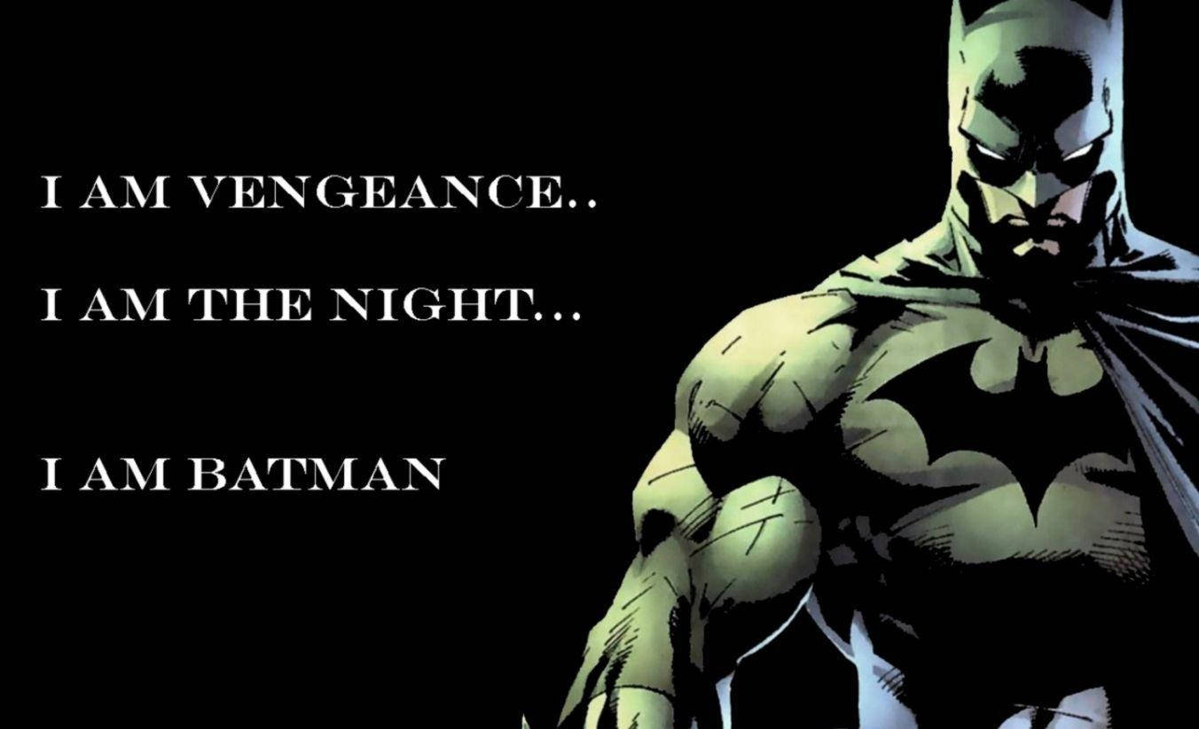 I Am Batman Quotes Background